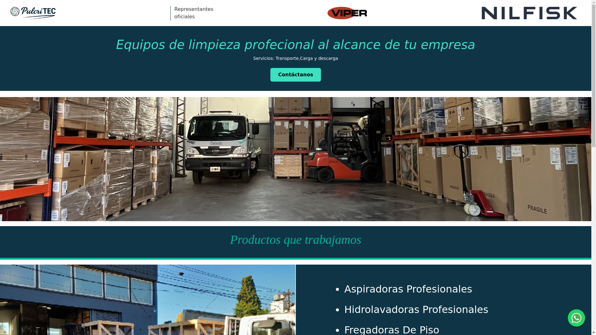 website screenshot of https://pulcritec.ar/