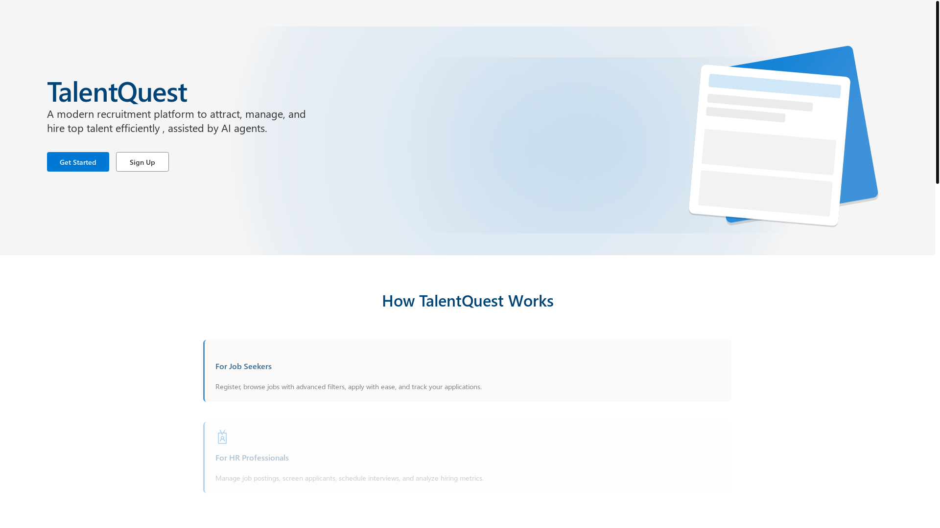 website screenshot of https://talentquest.pages.dev/