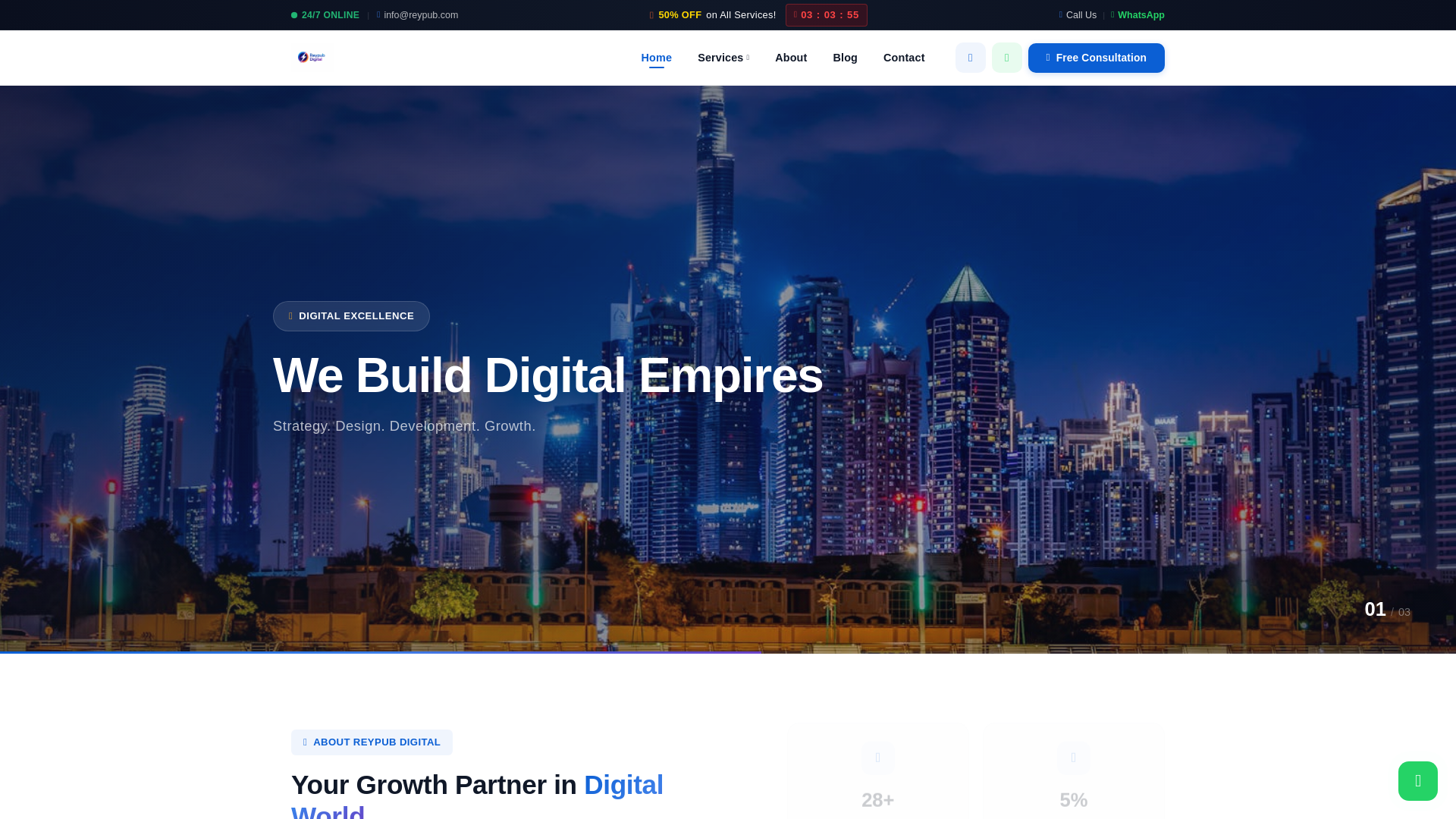 website screenshot of https://reypub-digital-b4k.pages.dev/