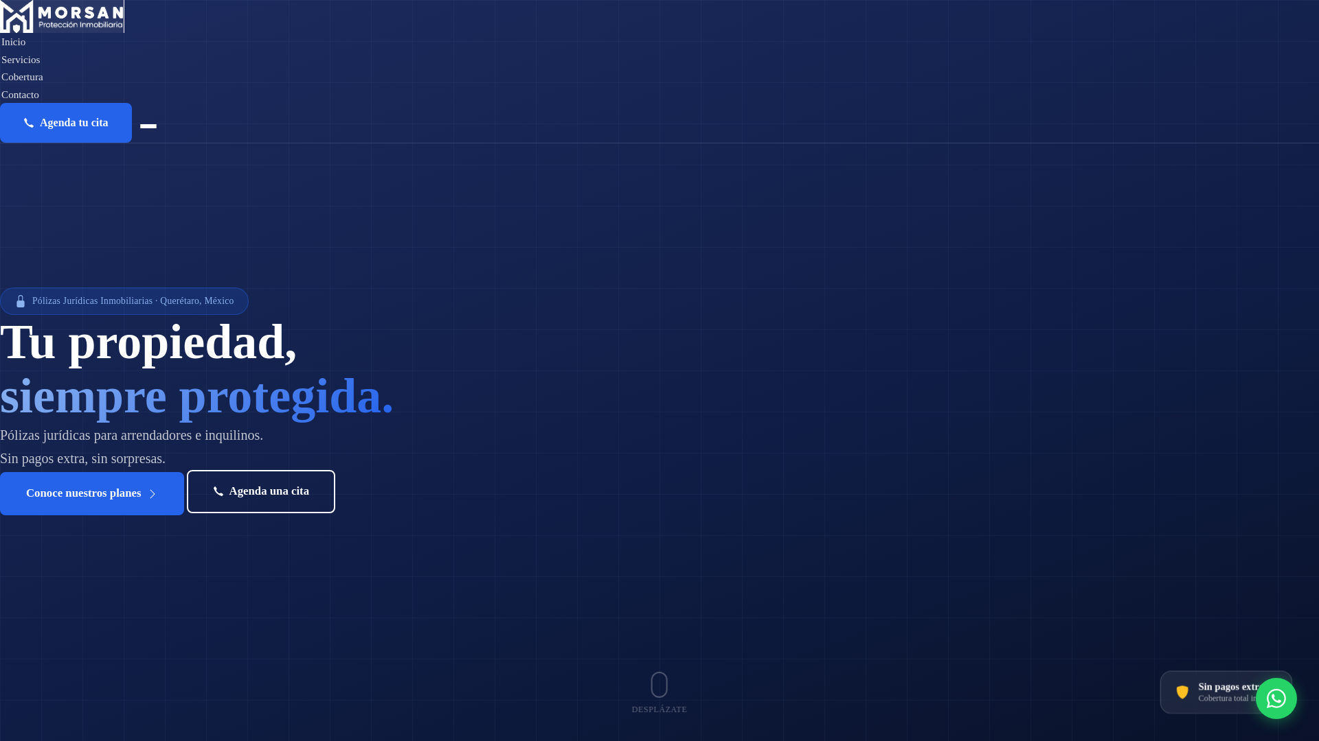 website screenshot of https://polizasmorsan.com/