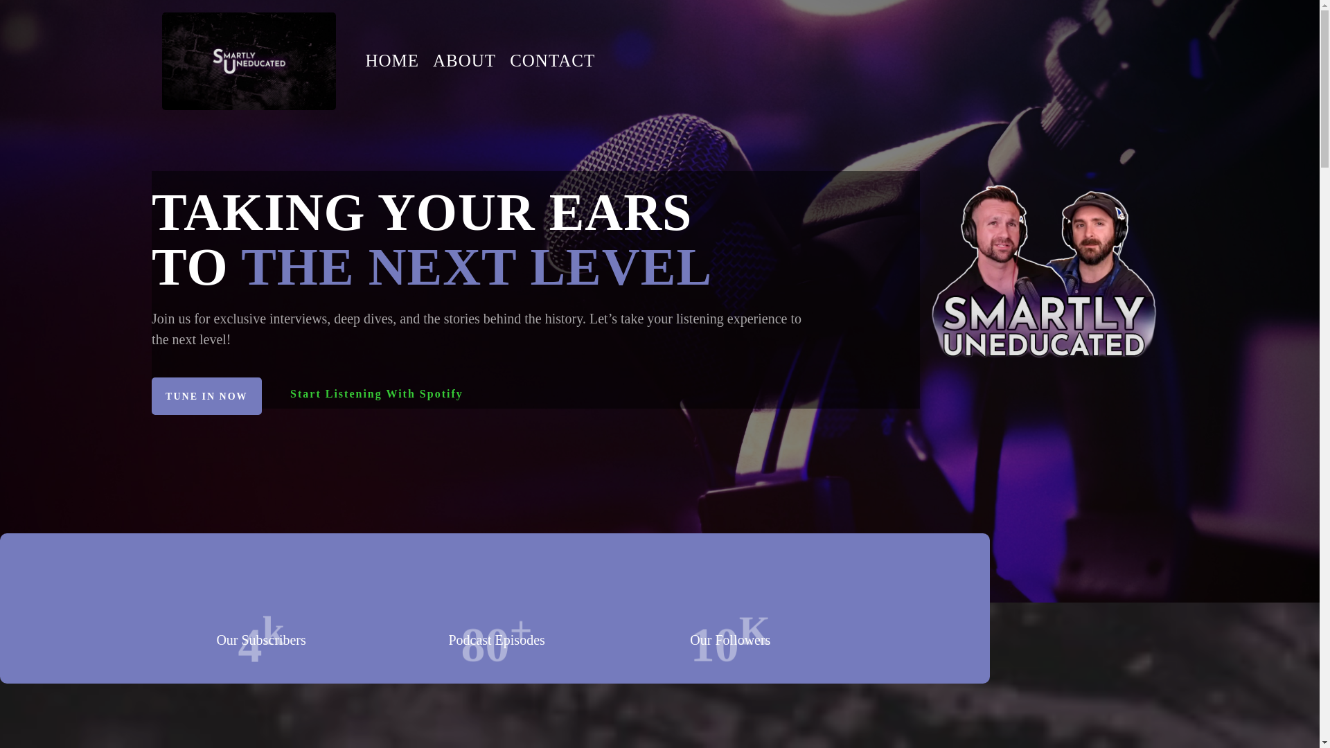 website screenshot of https://smartlyunducated.com/