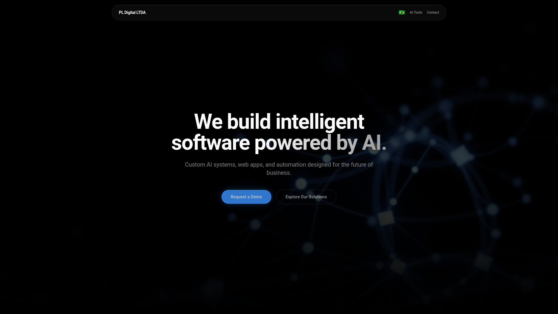 website screenshot of https://pldigital.pro/