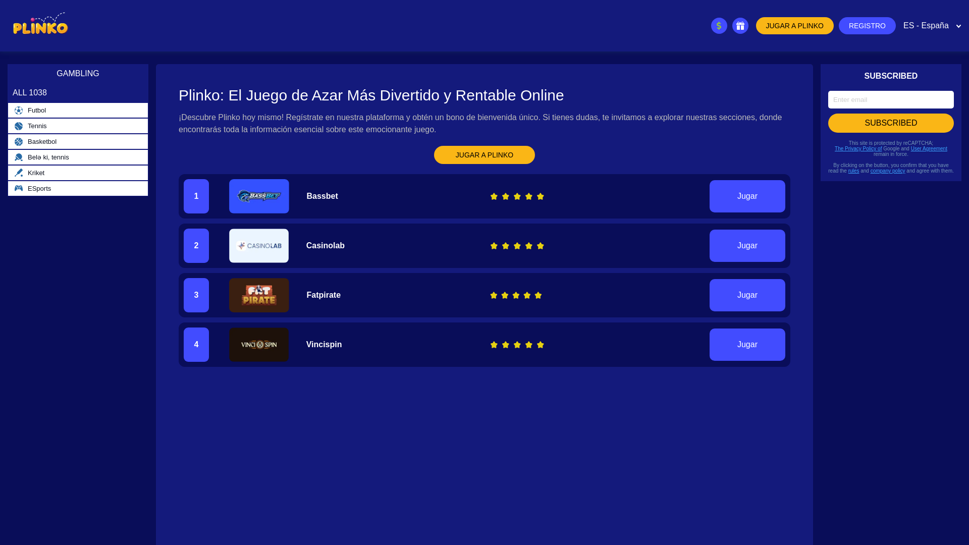 website screenshot of https://plinko-es-play.icu