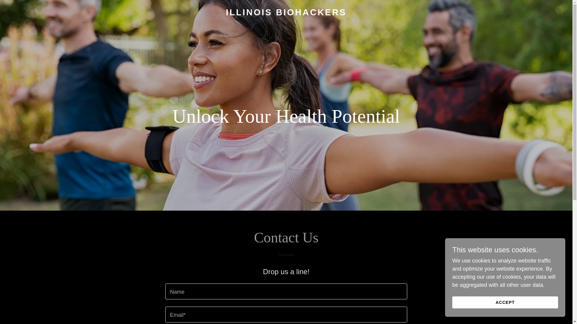 website screenshot of https://illinoisbiohackers.com/