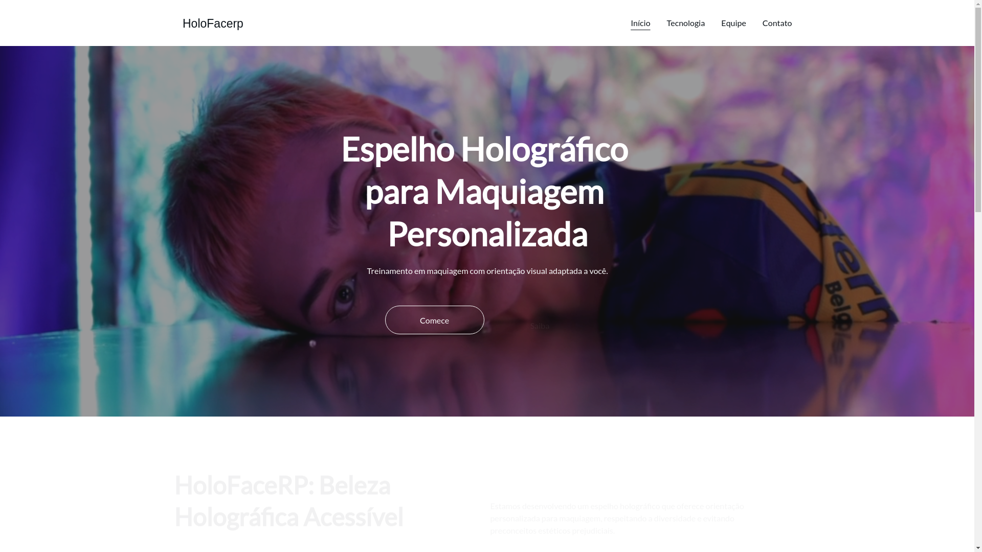 website screenshot of https://holofacerp.lol/