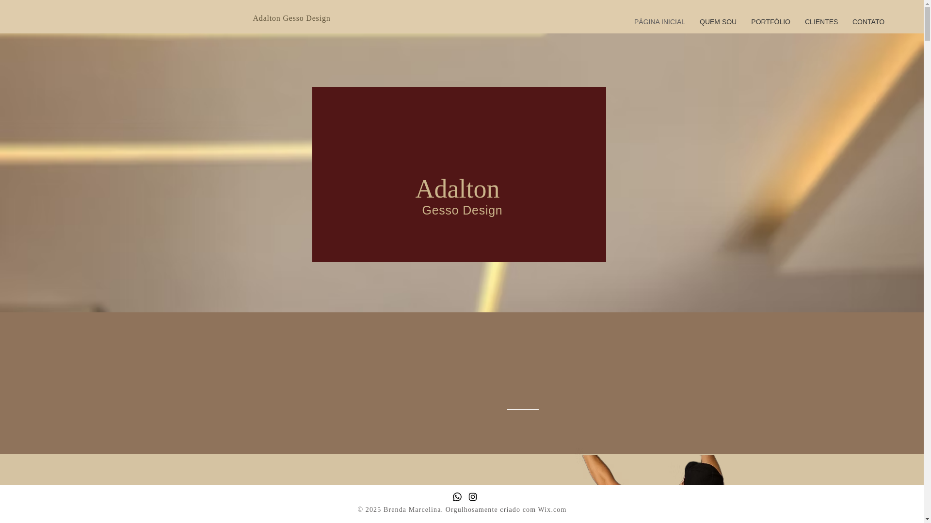 website screenshot of https://adaltongessodesign.com/