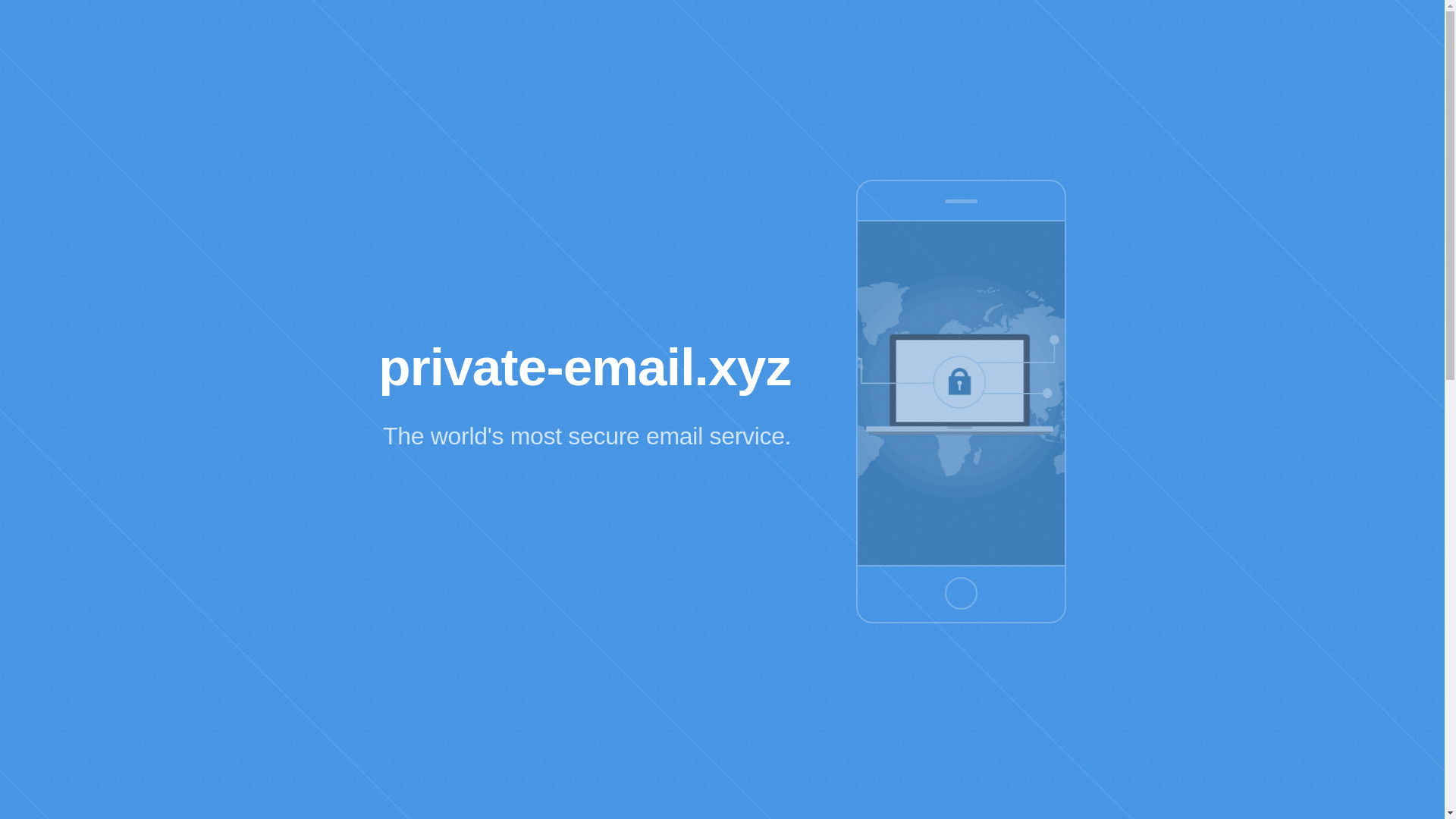 website screenshot of https://private-email.pages.dev/