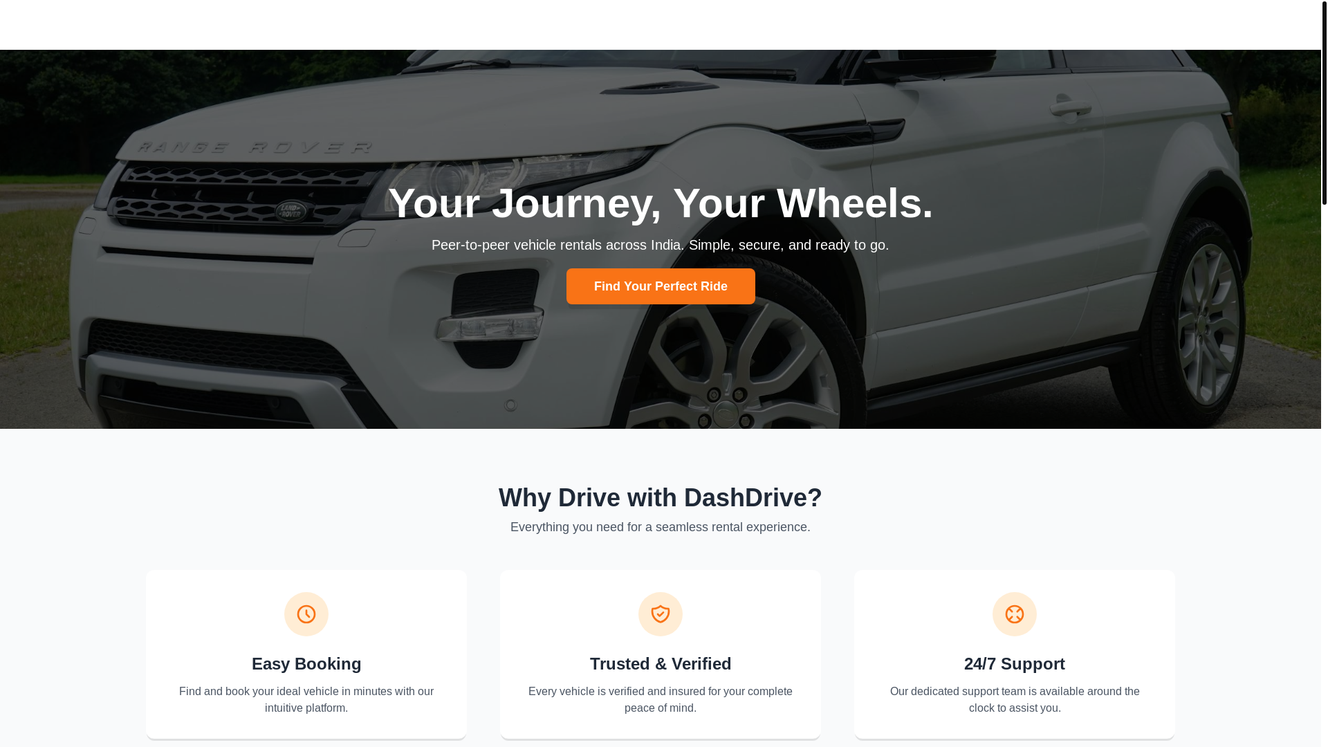 website screenshot of https://dashdrive.pages.dev/