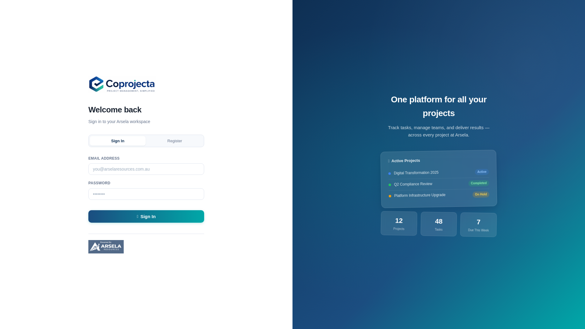 website screenshot of https://coprojecta-app.pages.dev/