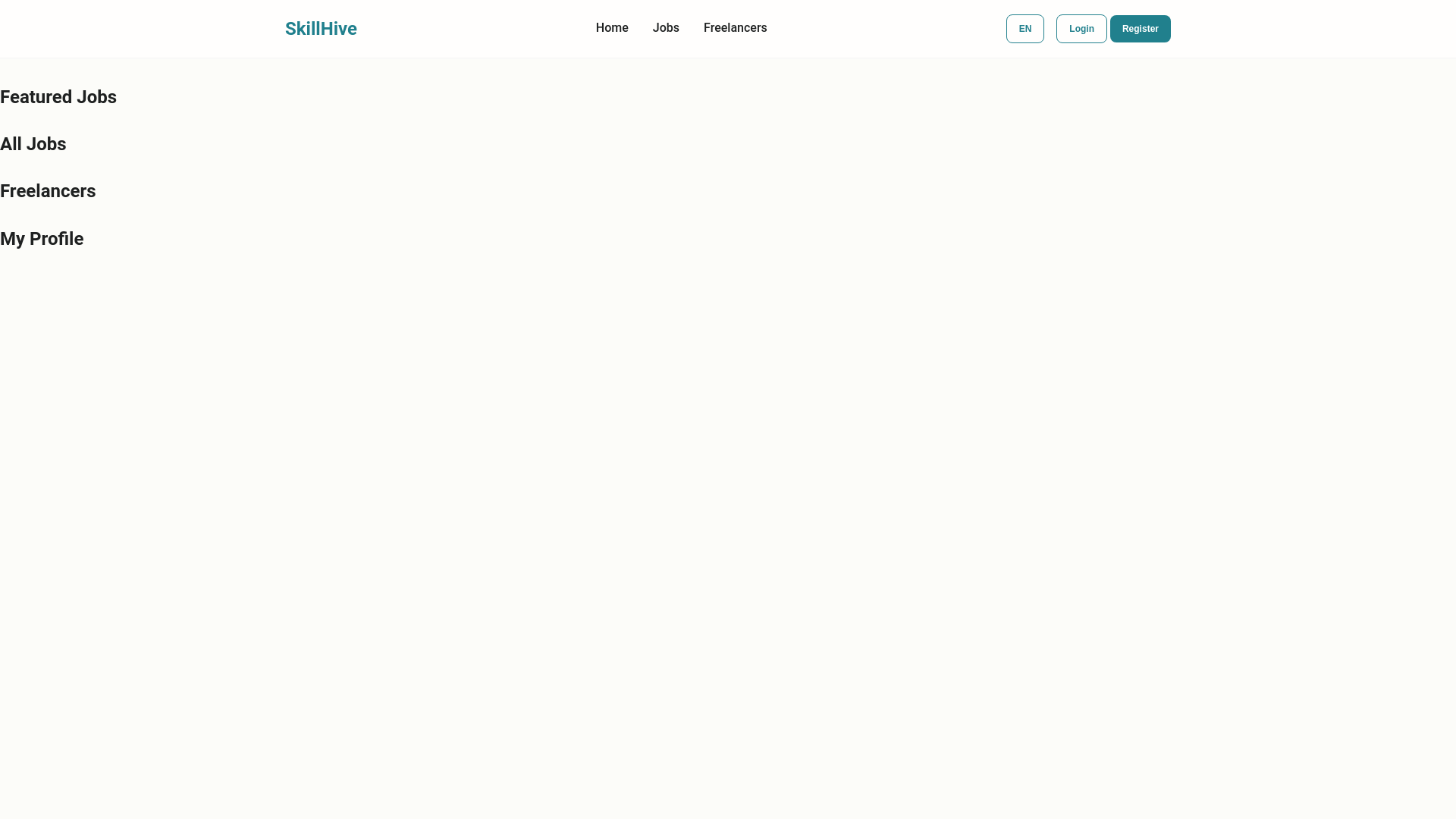 website screenshot of https://skillhive-cmj.pages.dev/