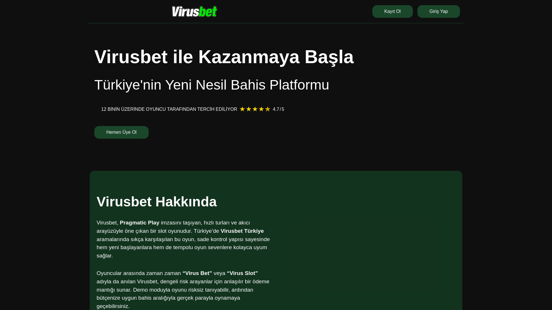 website screenshot of https://virusbet-giris-gr-com.pages.dev/