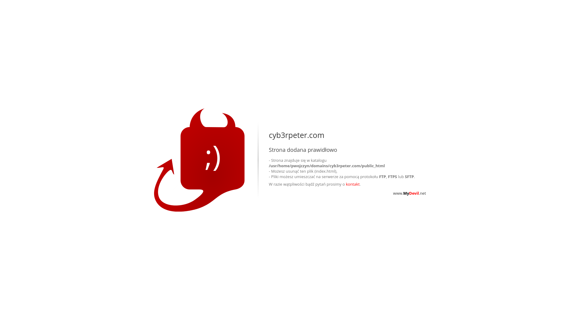 website screenshot of https://cyb3rpeter.com/