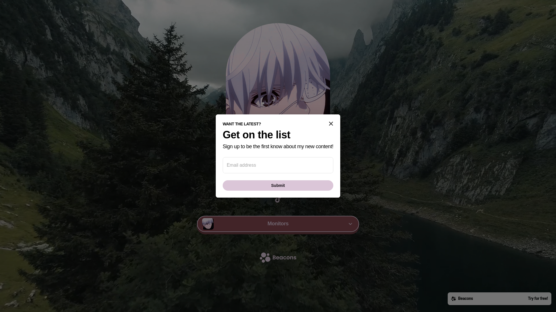 website screenshot of https://miketech.bio/