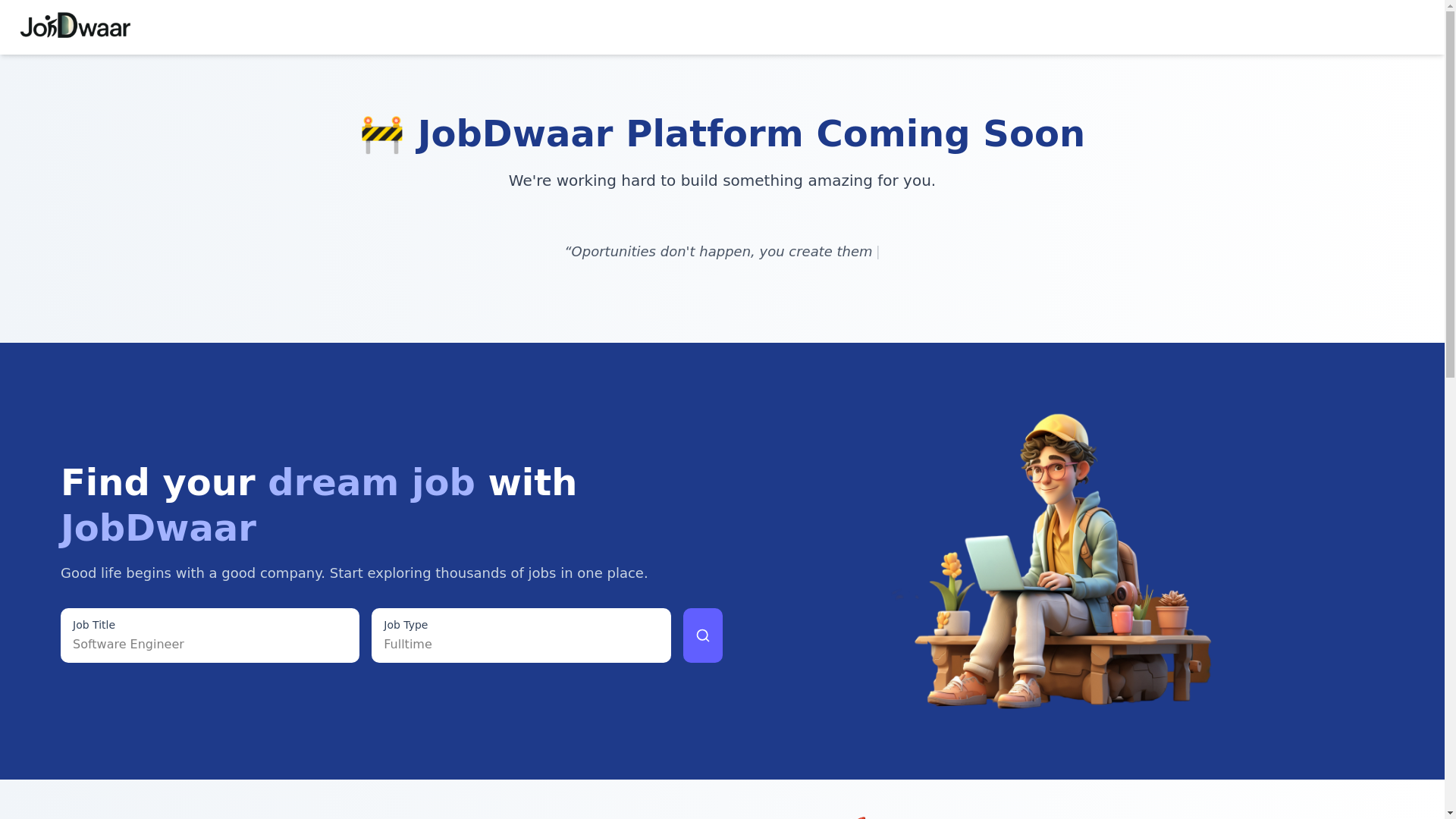 website screenshot of https://jobdwaar-2fr.pages.dev/