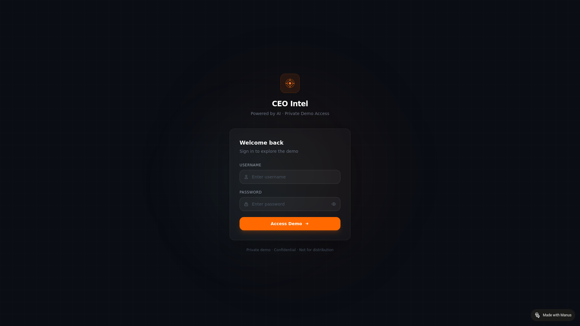 website screenshot of https://ceo-intel.com/