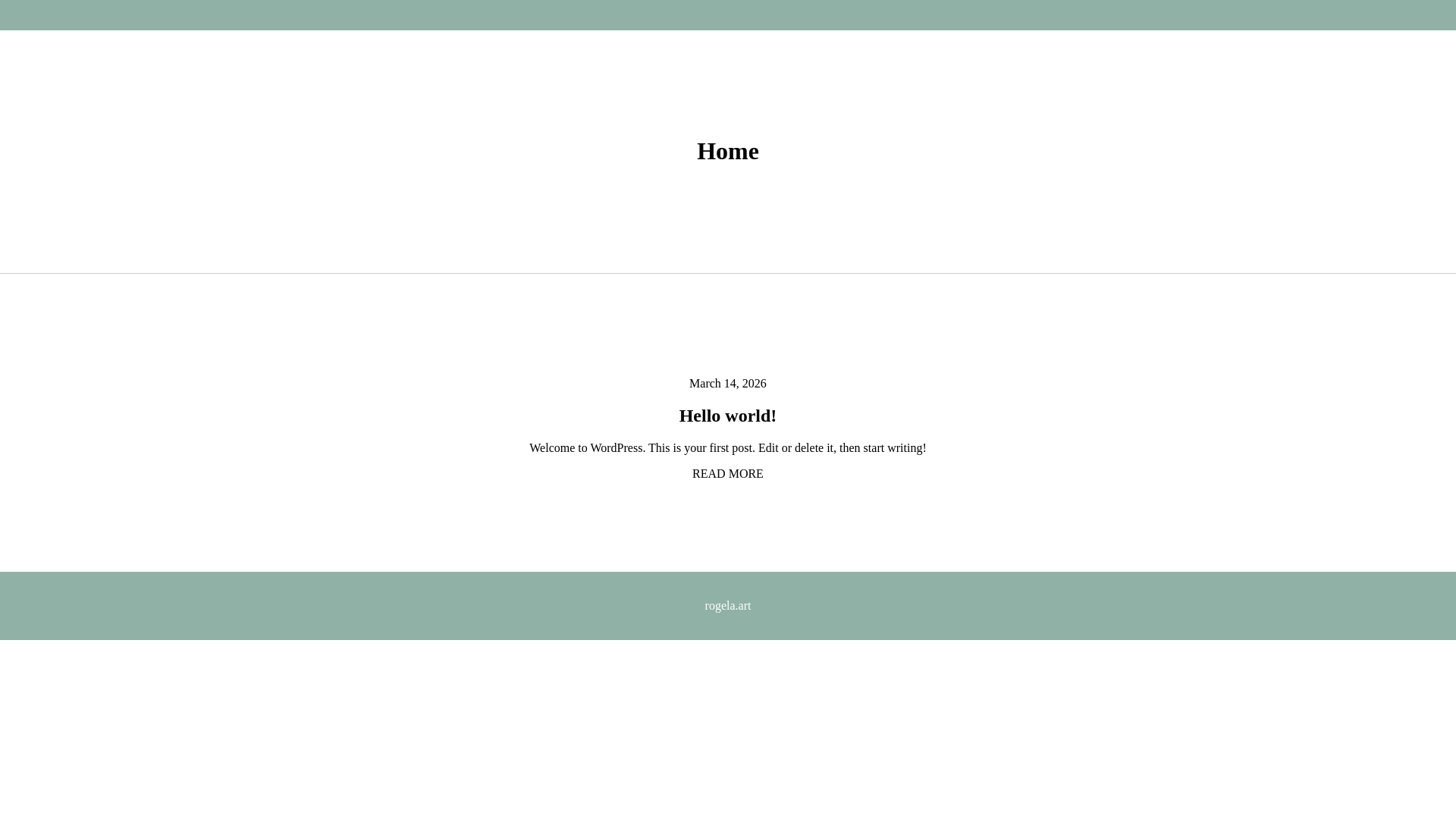 website screenshot of https://rogela.art/