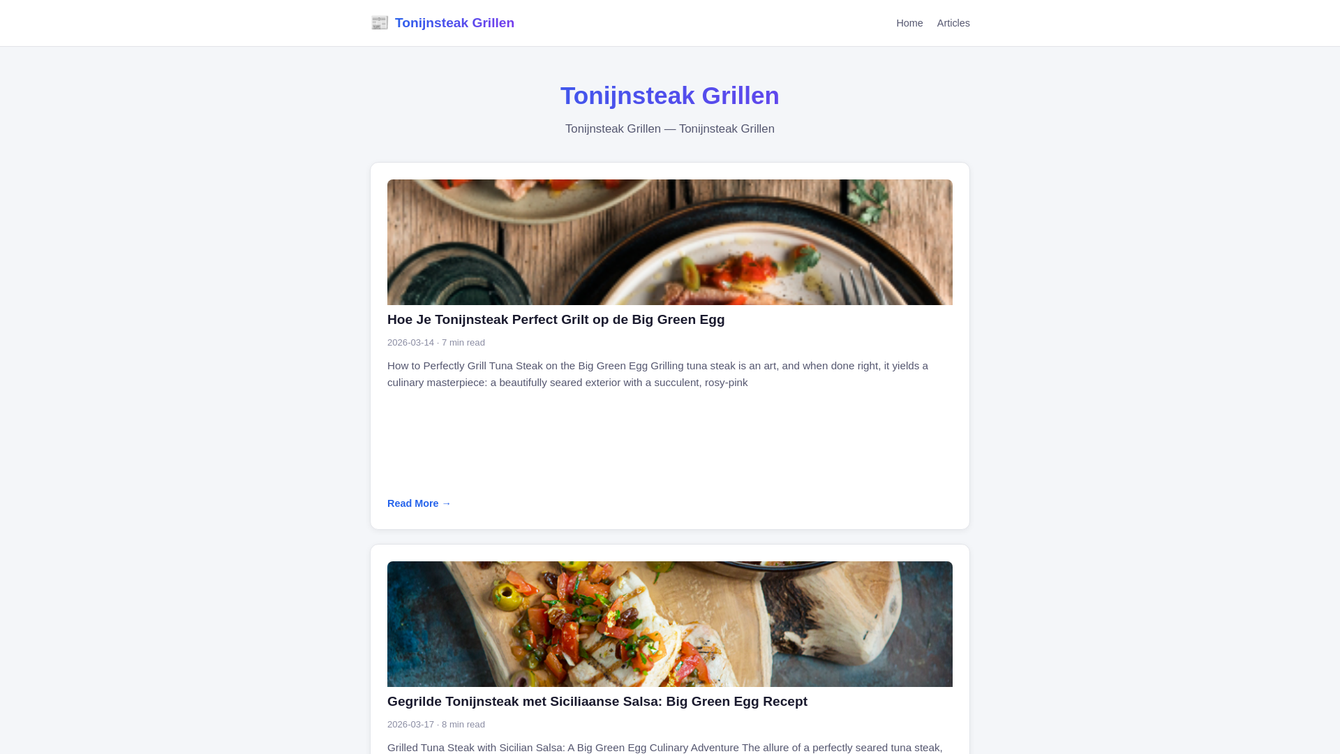website screenshot of https://tonijnsteak-grillen.pages.dev/