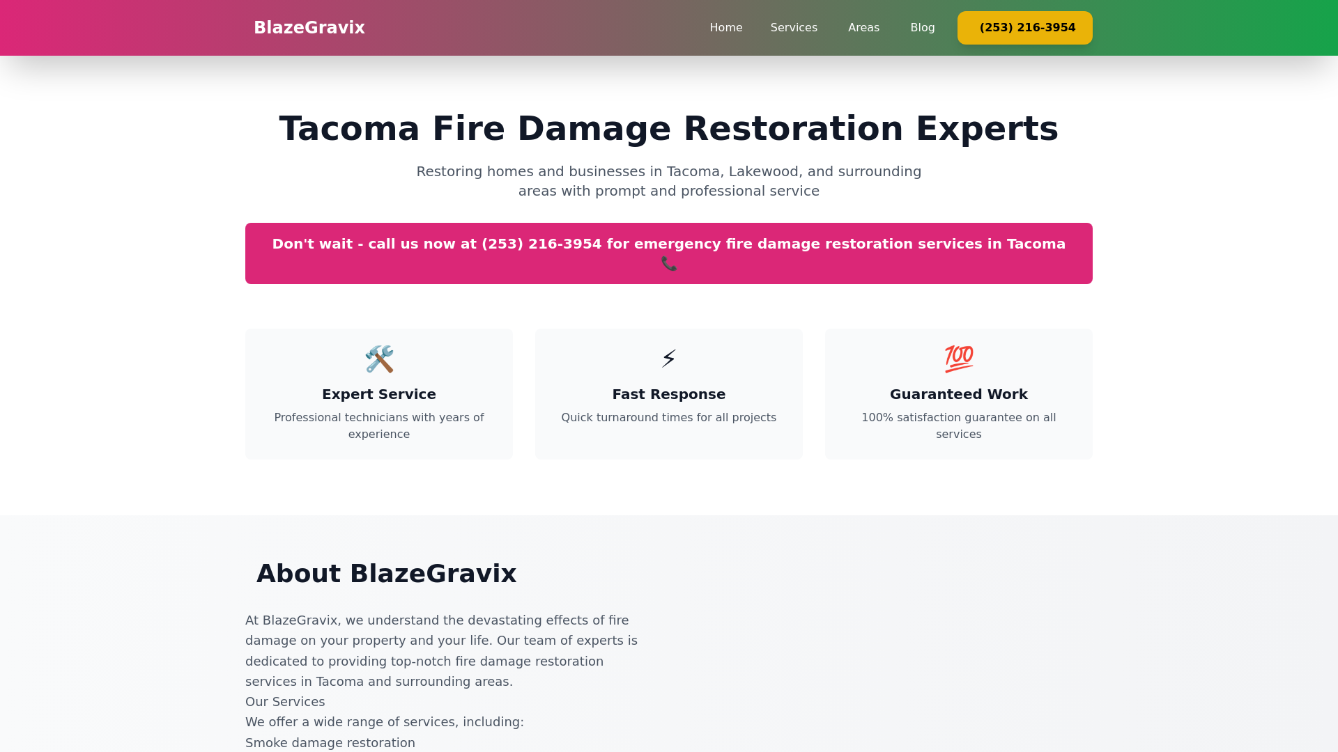 website screenshot of https://blazegravix.pages.dev/