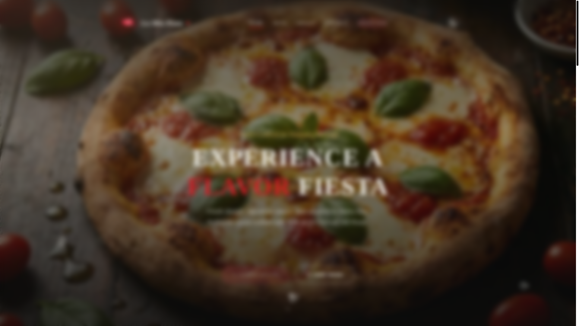 website screenshot of https://lamiapizza.pages.dev/