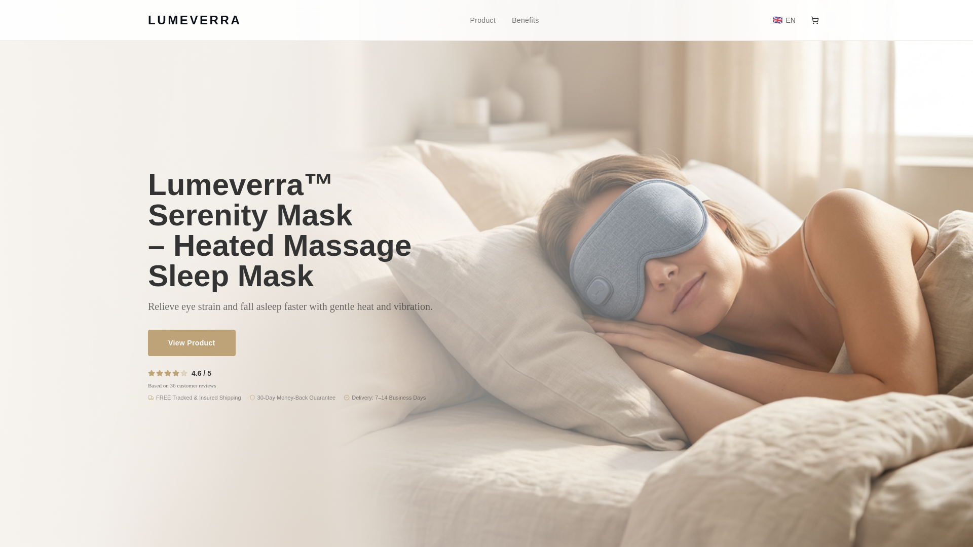 website screenshot of https://lumeverra.com/