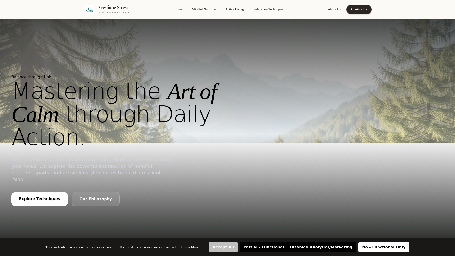 website screenshot of https://gestionestresscom.info