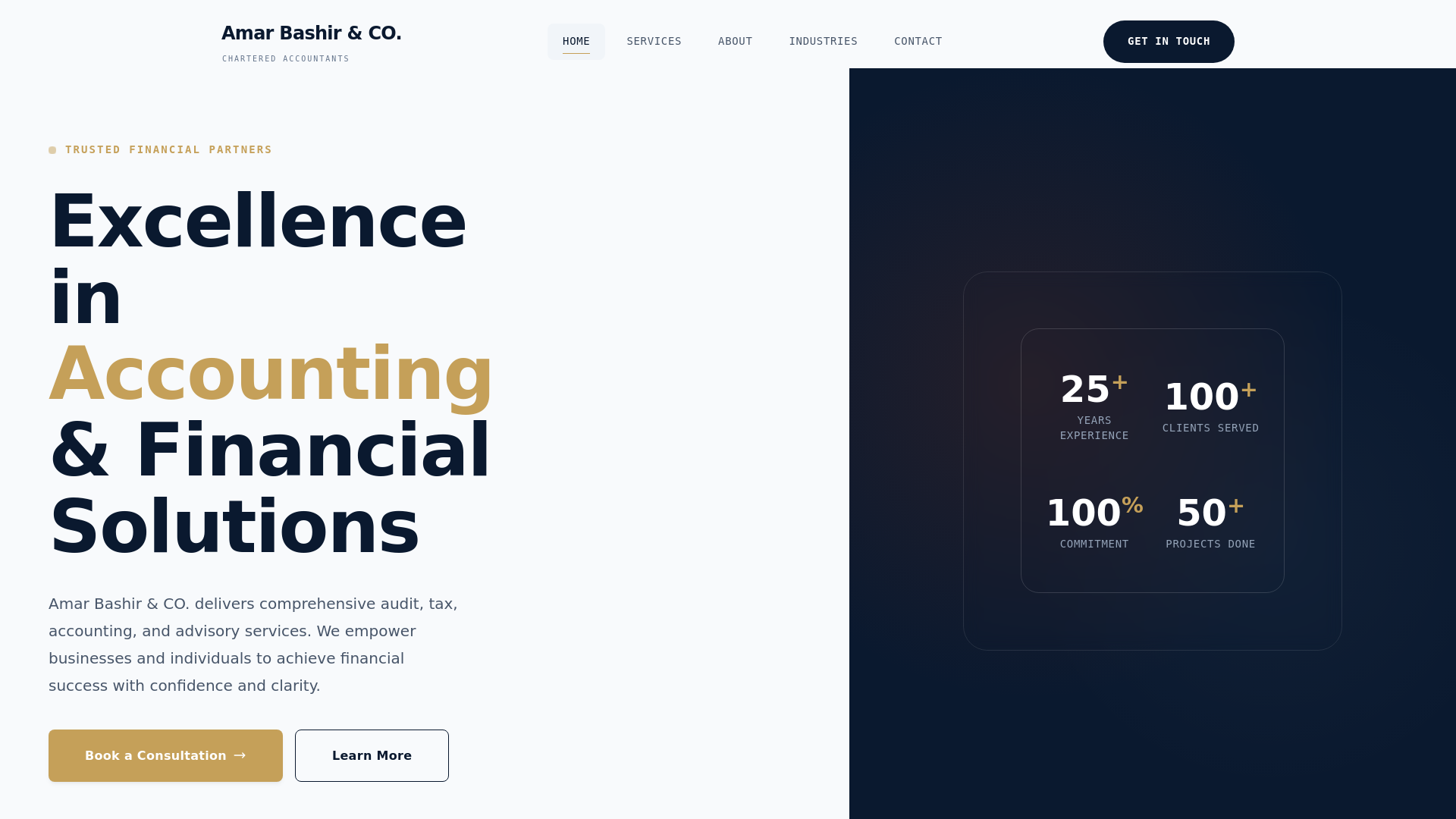 website screenshot of https://aamirbashir.com/