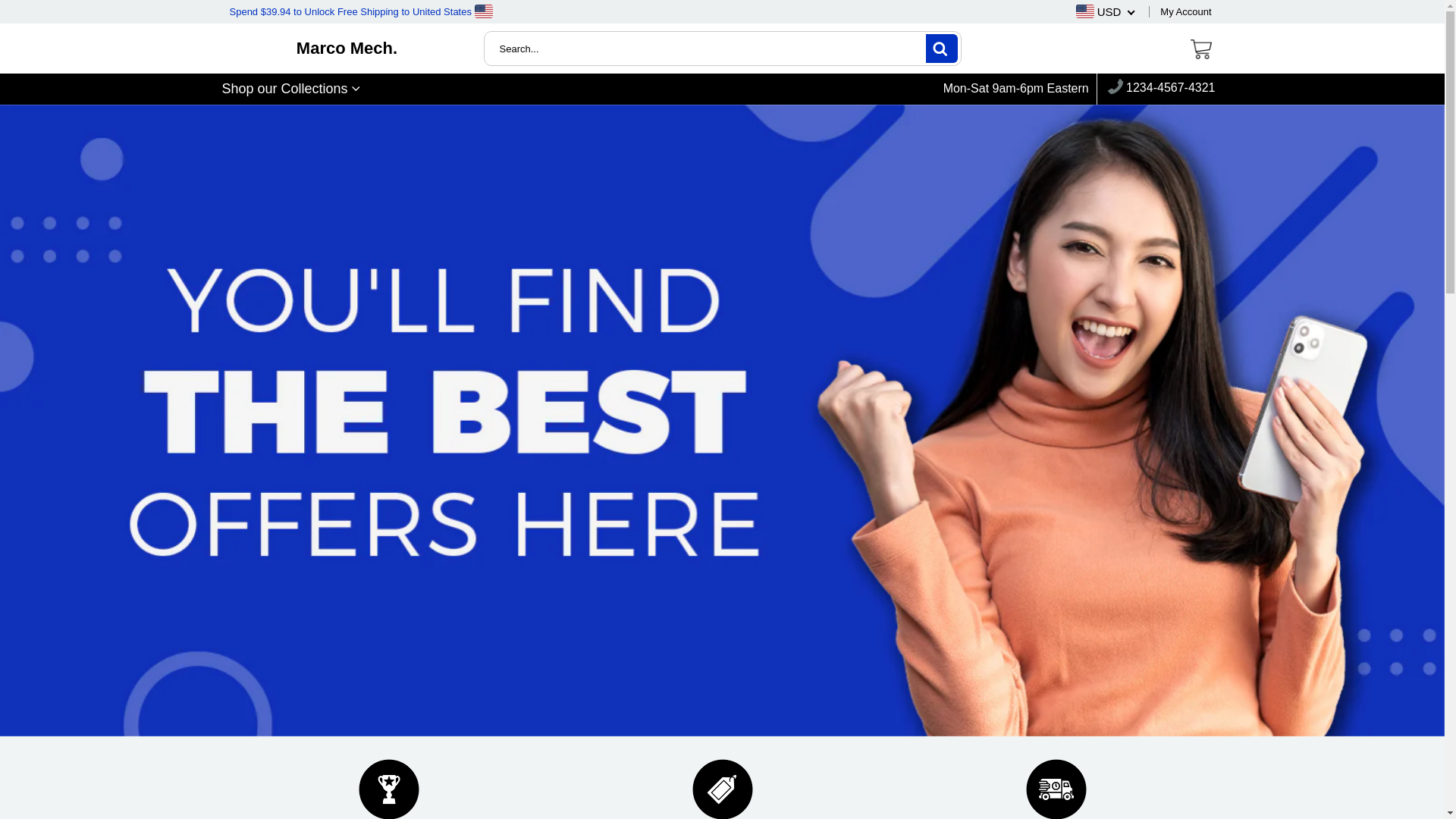 website screenshot of https://mystorejhl.com/