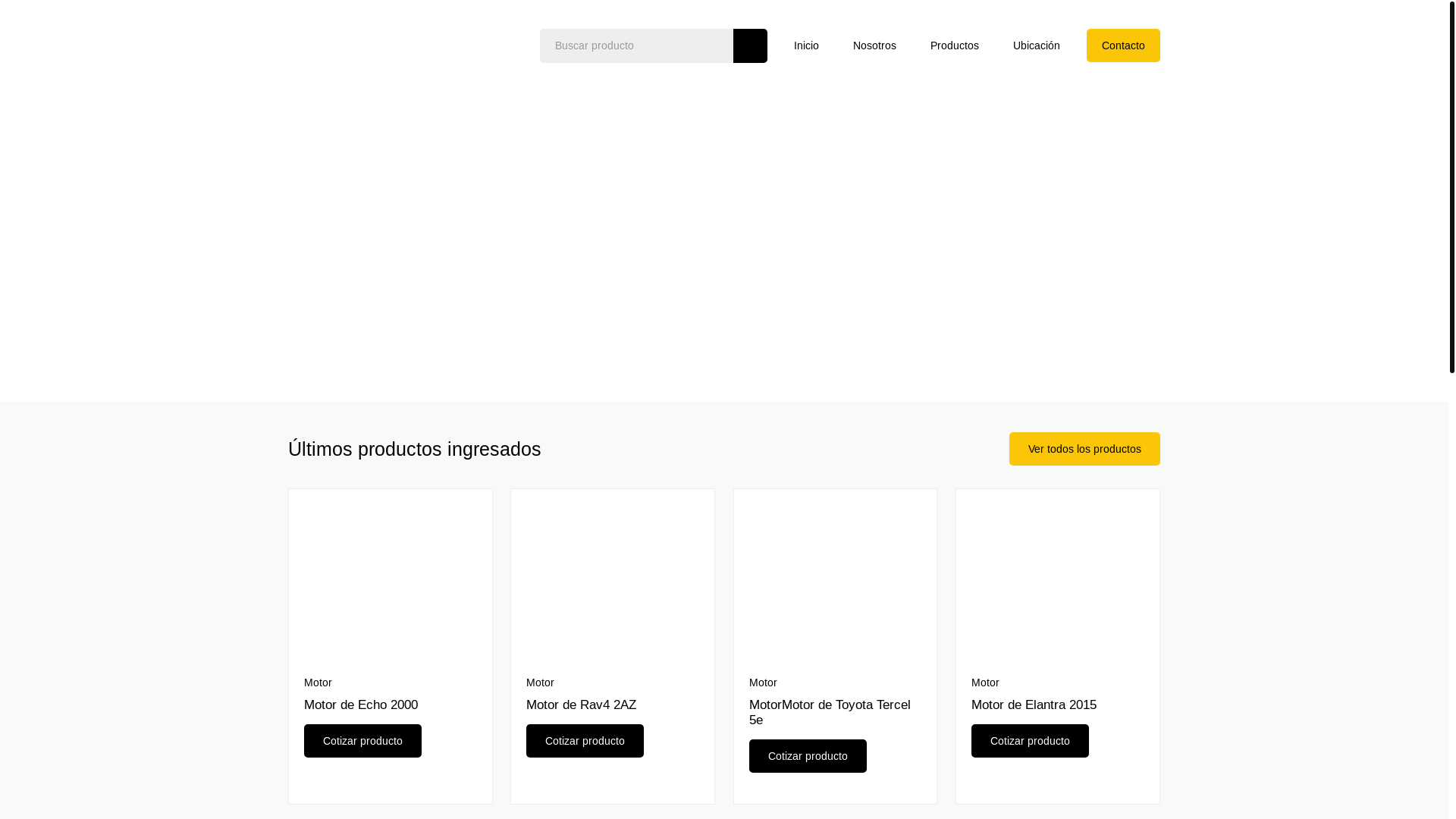 website screenshot of https://autopartesfragayfraguas.com/