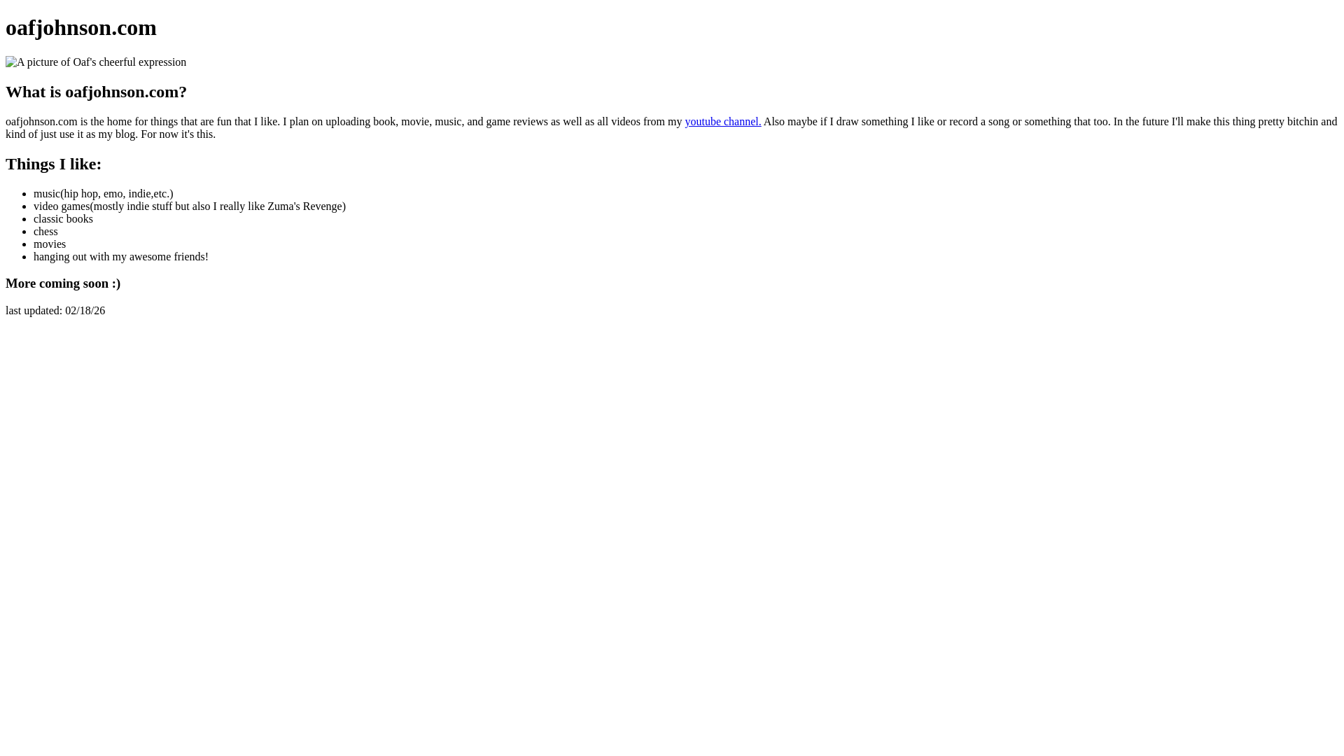 website screenshot of https://oafjohnson-com.pages.dev/