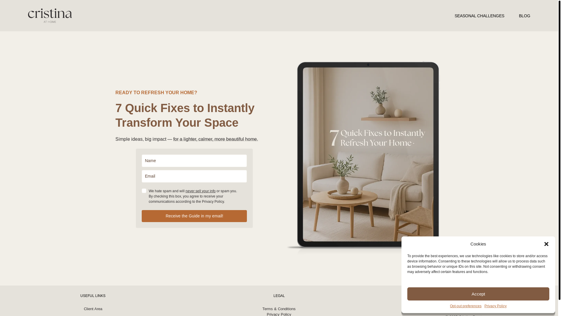 website screenshot of https://cristinabarata.com/