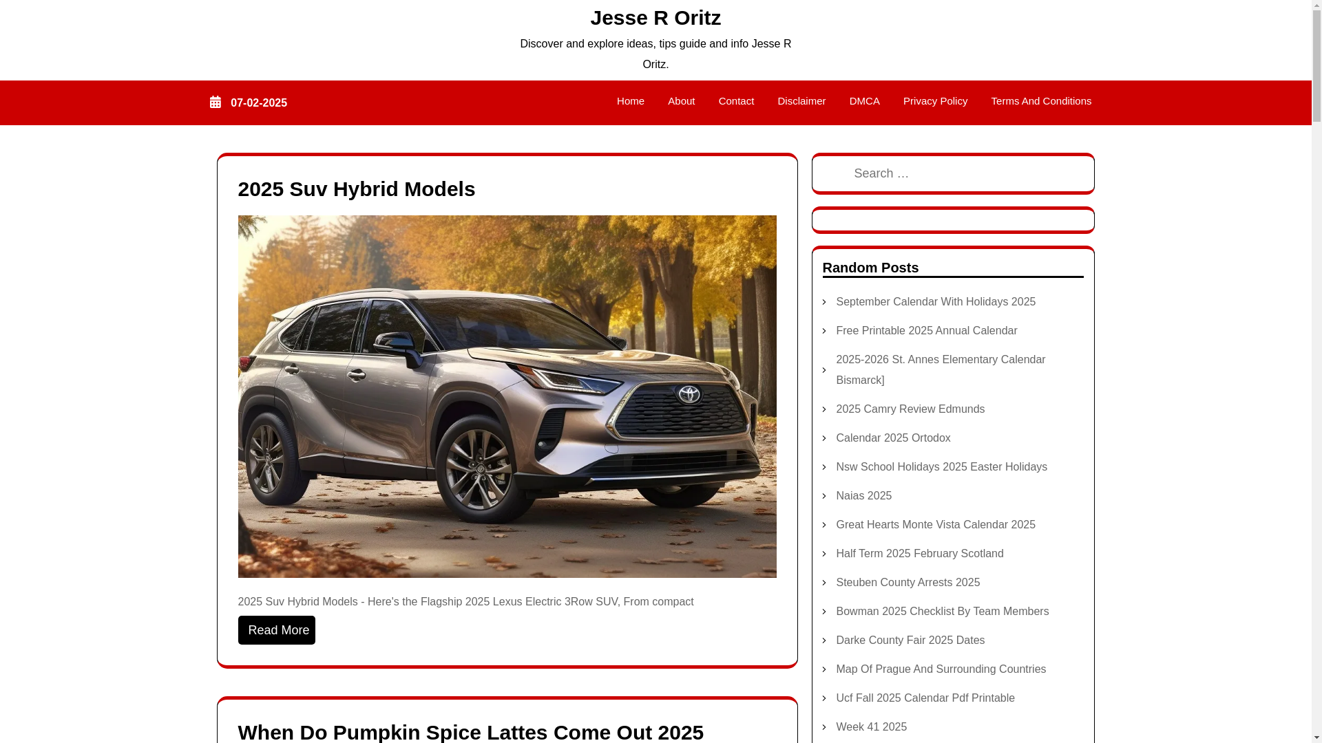 website screenshot of https://jesseroritzl.pages.dev/