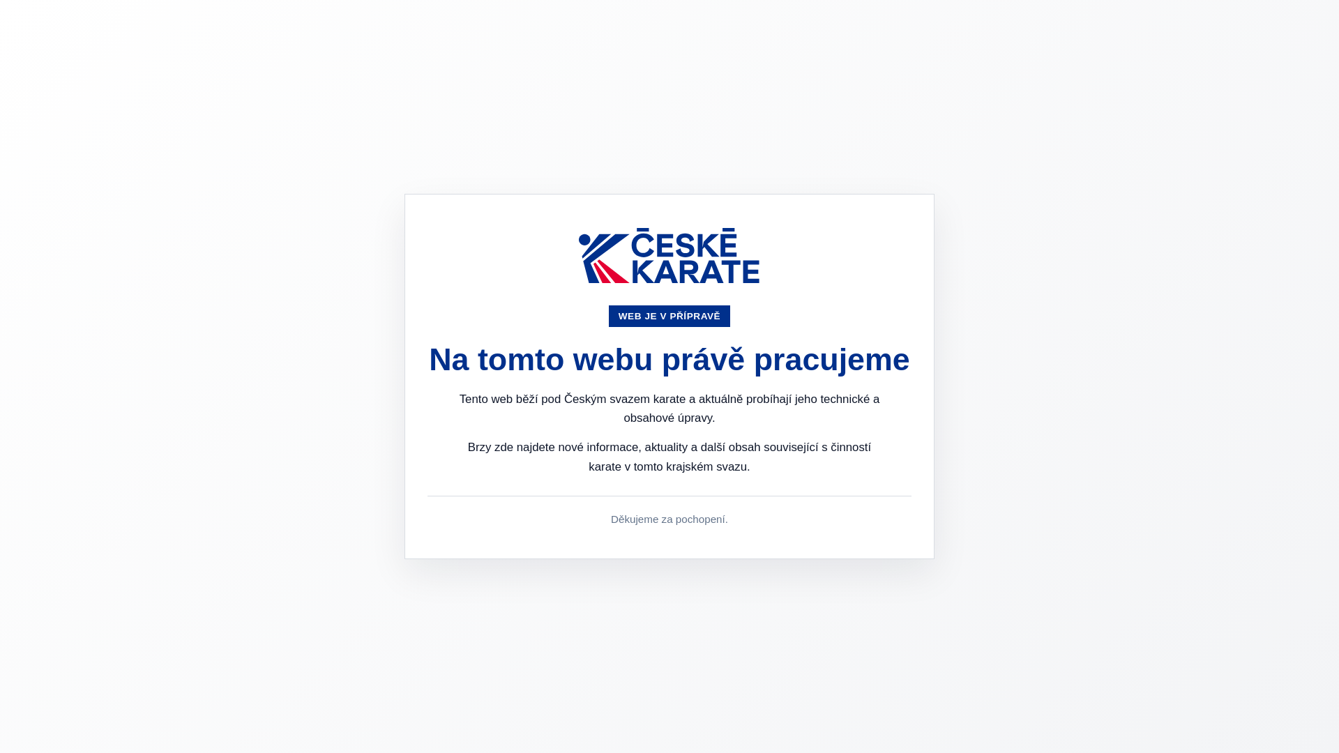 website screenshot of https://liberecke-karate.cz/