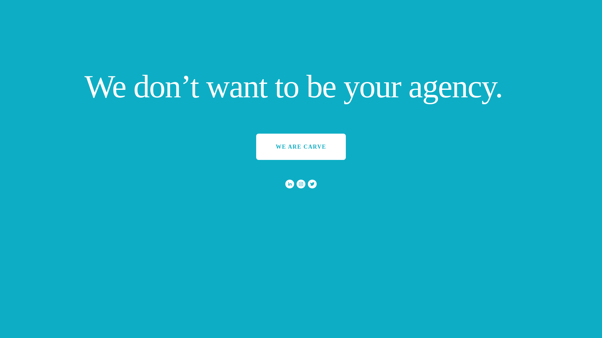 website screenshot of https://callcarvecomms.com/