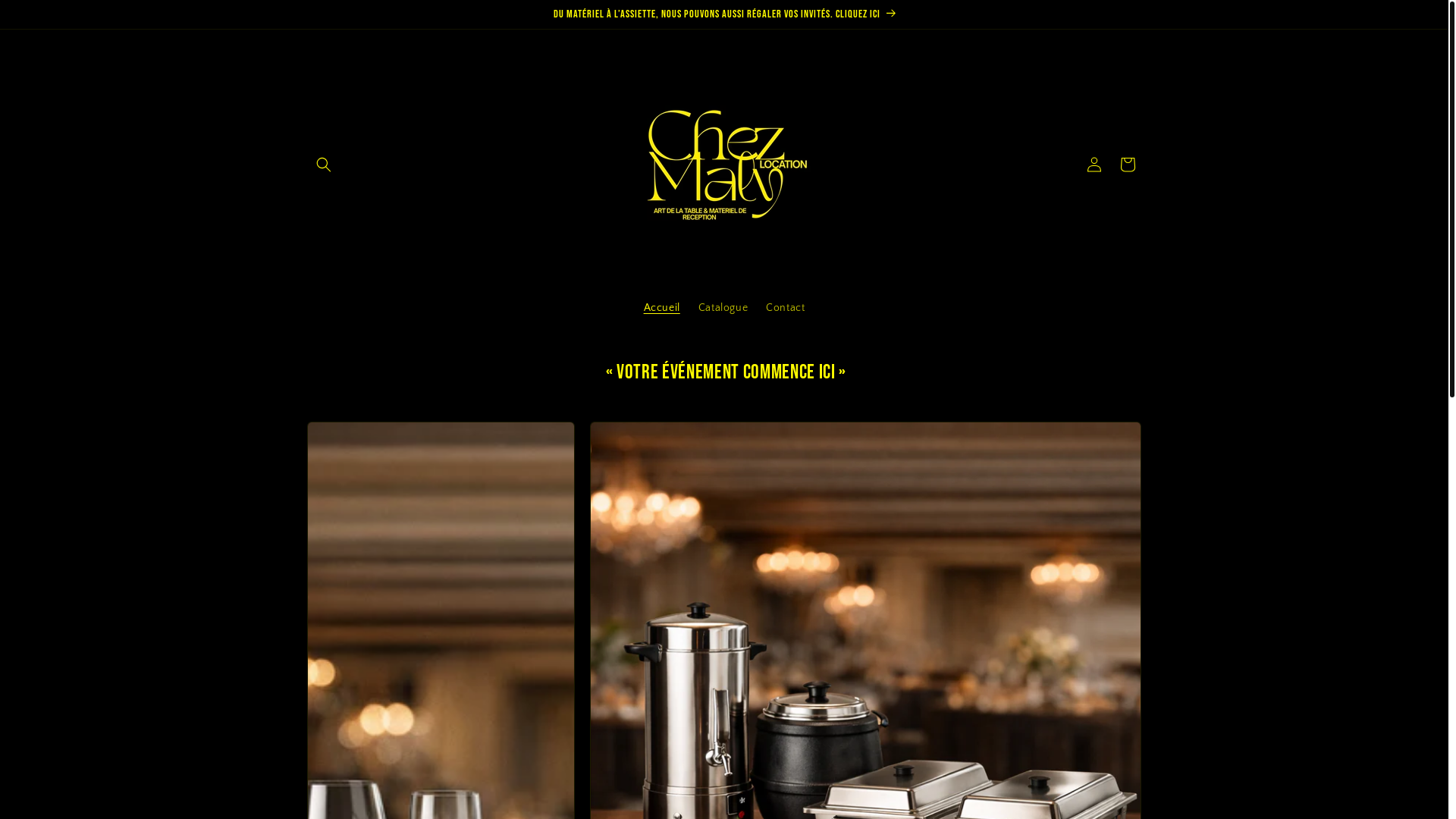 website screenshot of https://chezmalylocation.fr/