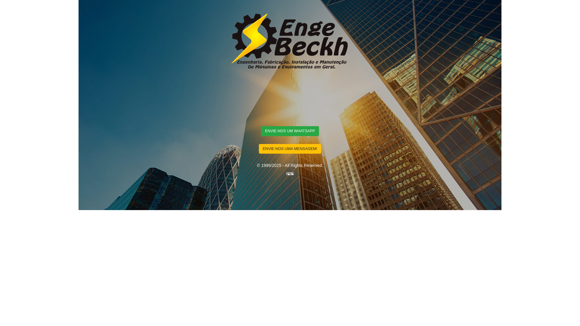 website screenshot of https://engebeckh.com.br/