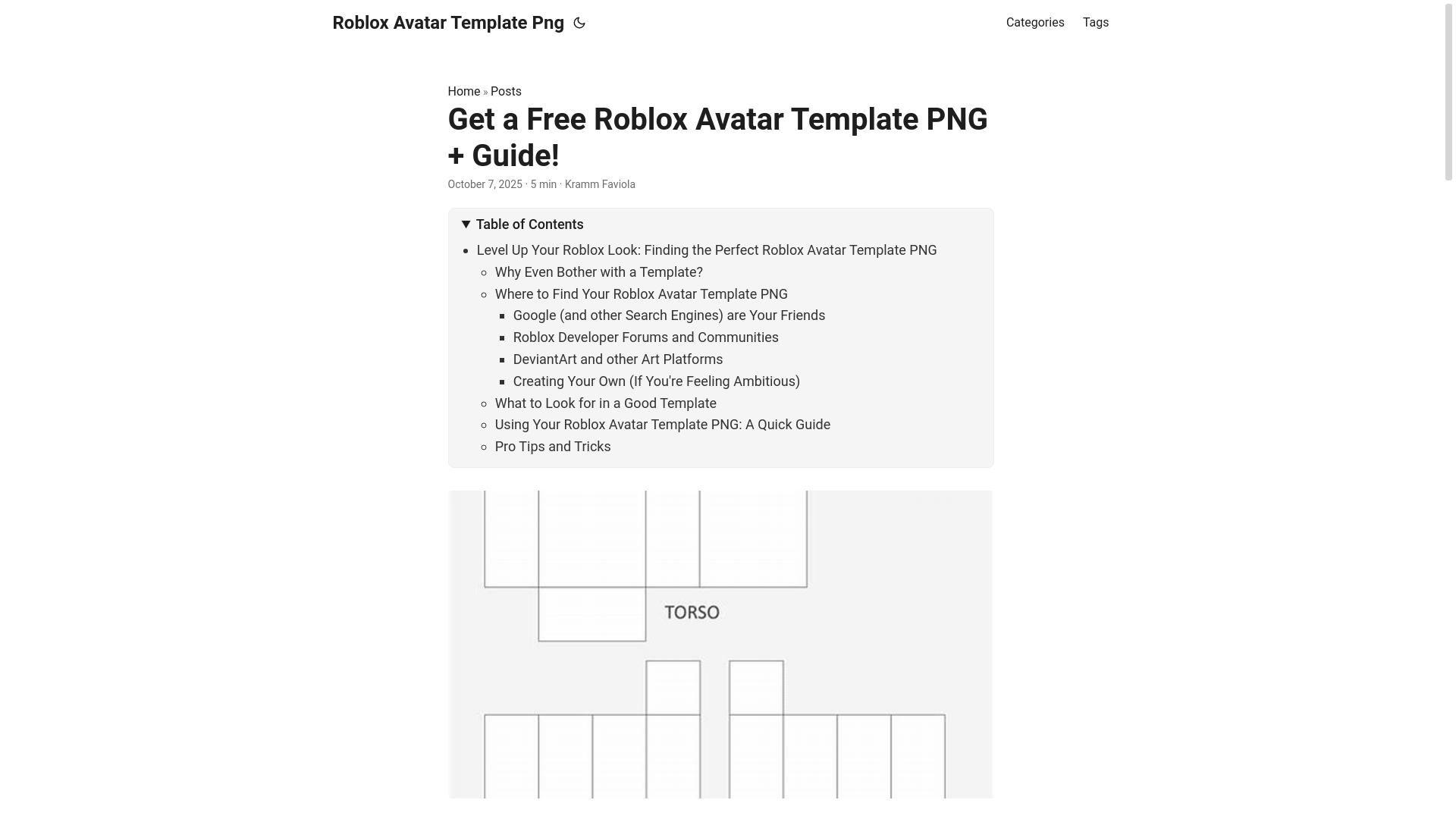 website screenshot of https://roblox-avatar-template-png.pages.dev/