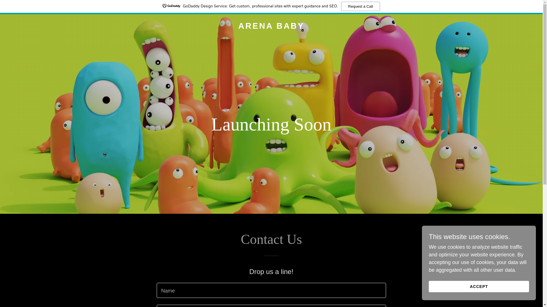 website screenshot of https://arena.baby/