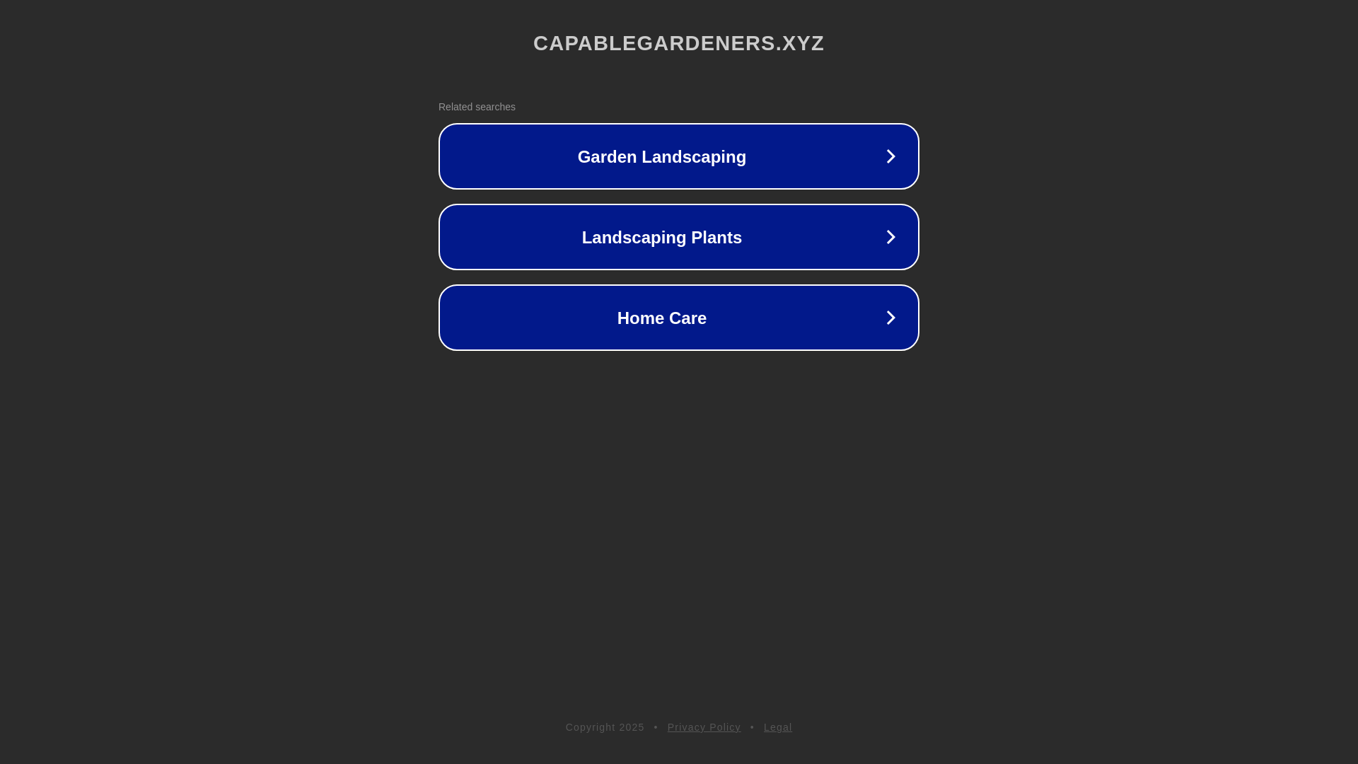 website screenshot of https://capablegardeners.xyz/