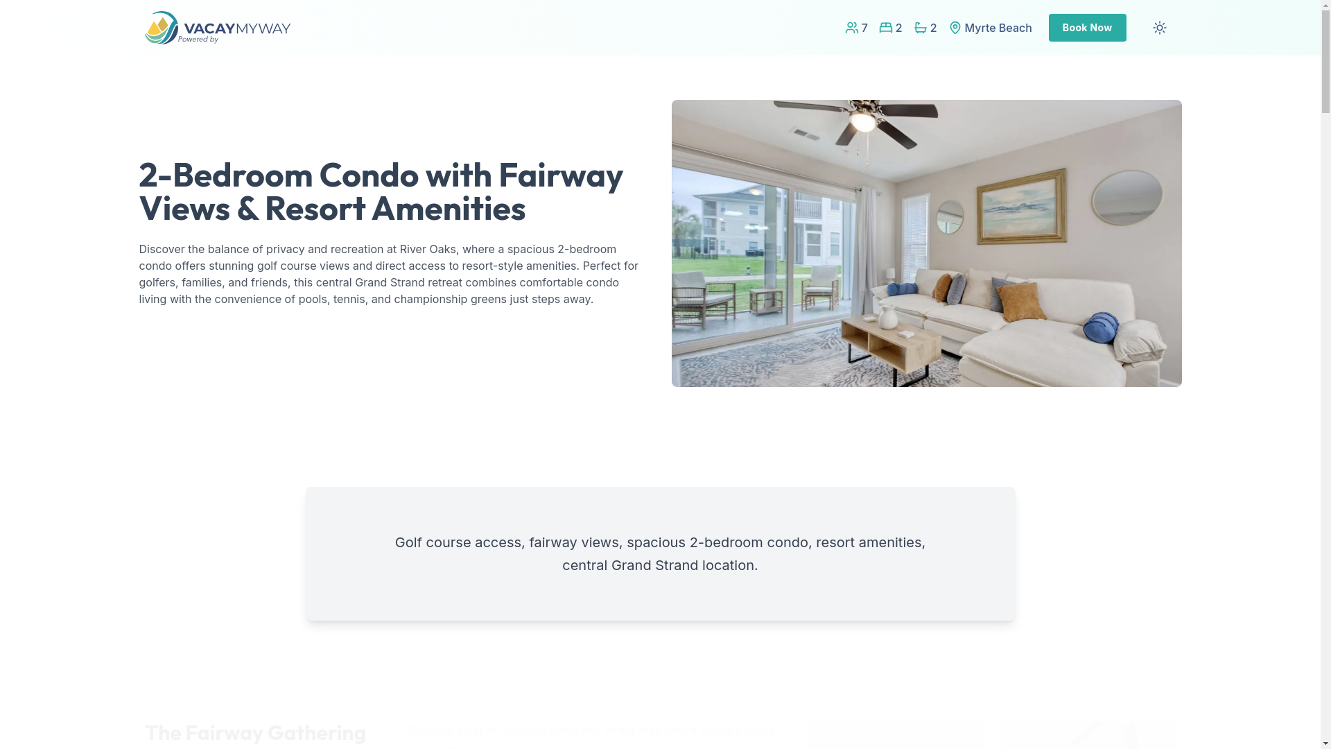 website screenshot of https://strandfairway.properties/