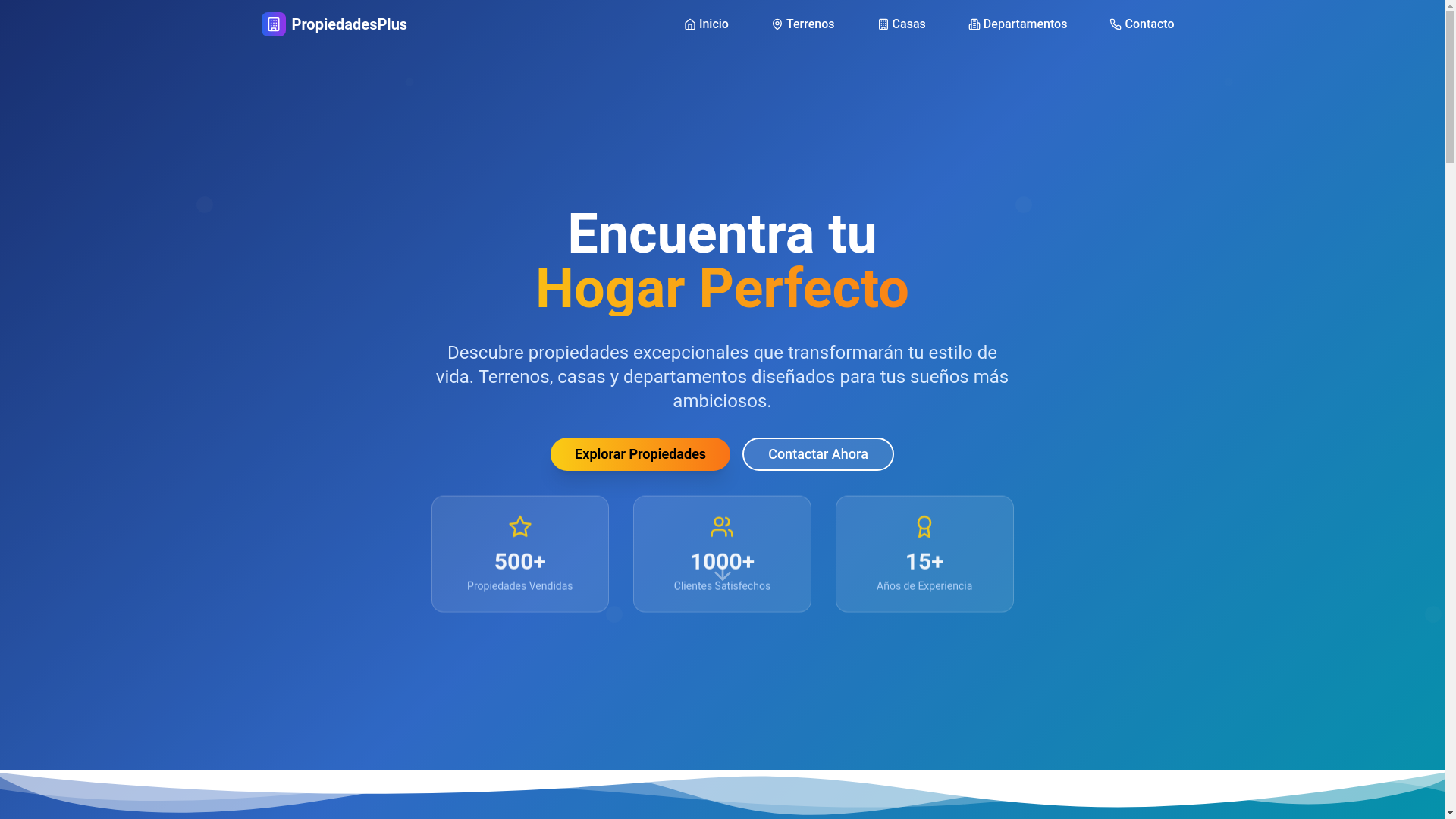 website screenshot of https://espaciosparavivir.com.mx/