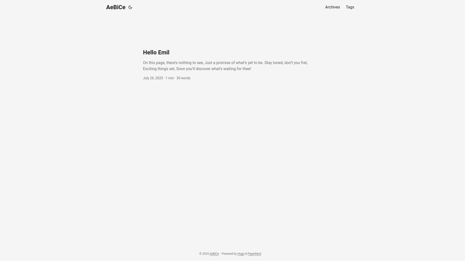 website screenshot of https://aebice.pages.dev/