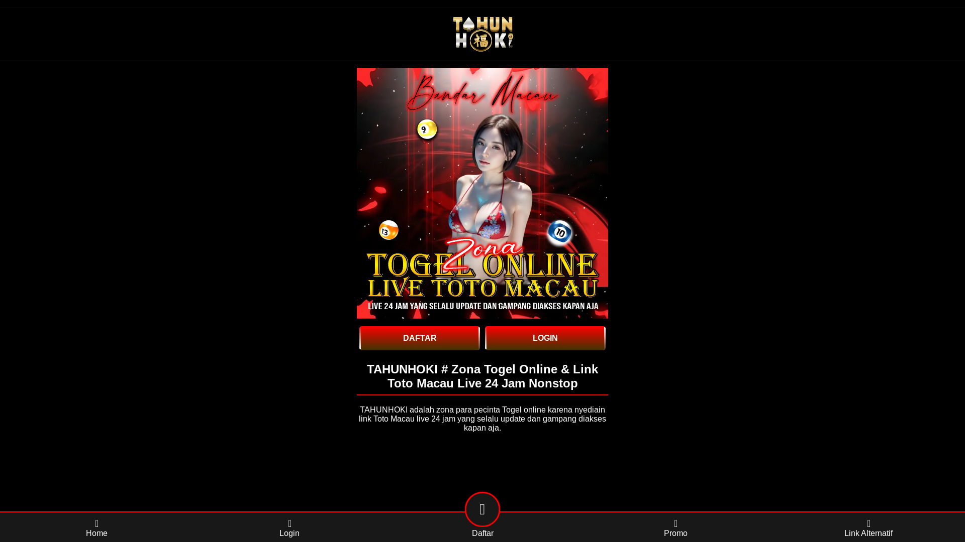 website screenshot of https://tahunhokiglow.pages.dev/