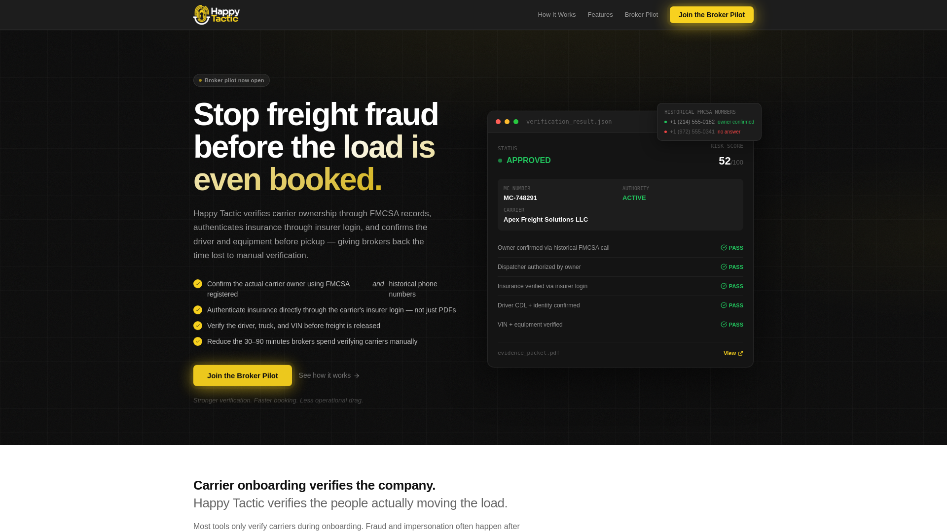 website screenshot of https://elitehappytactic.com/