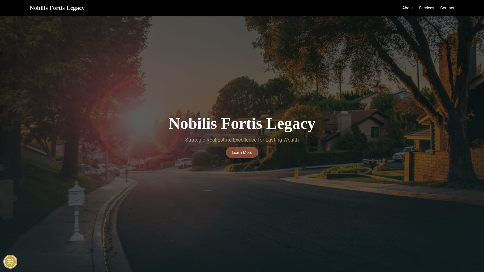 website screenshot of https://nobilisfortis.com