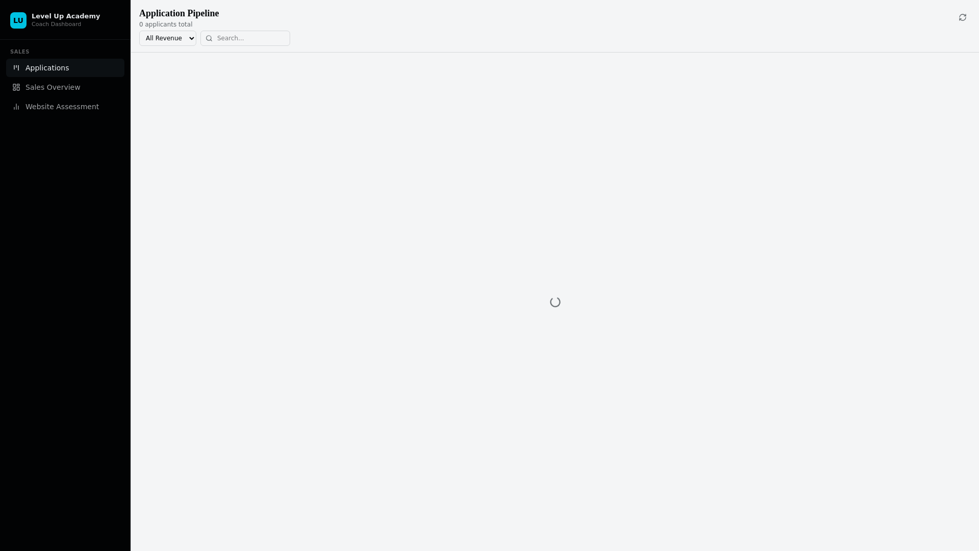 website screenshot of https://mirabella-dashboard.pages.dev/