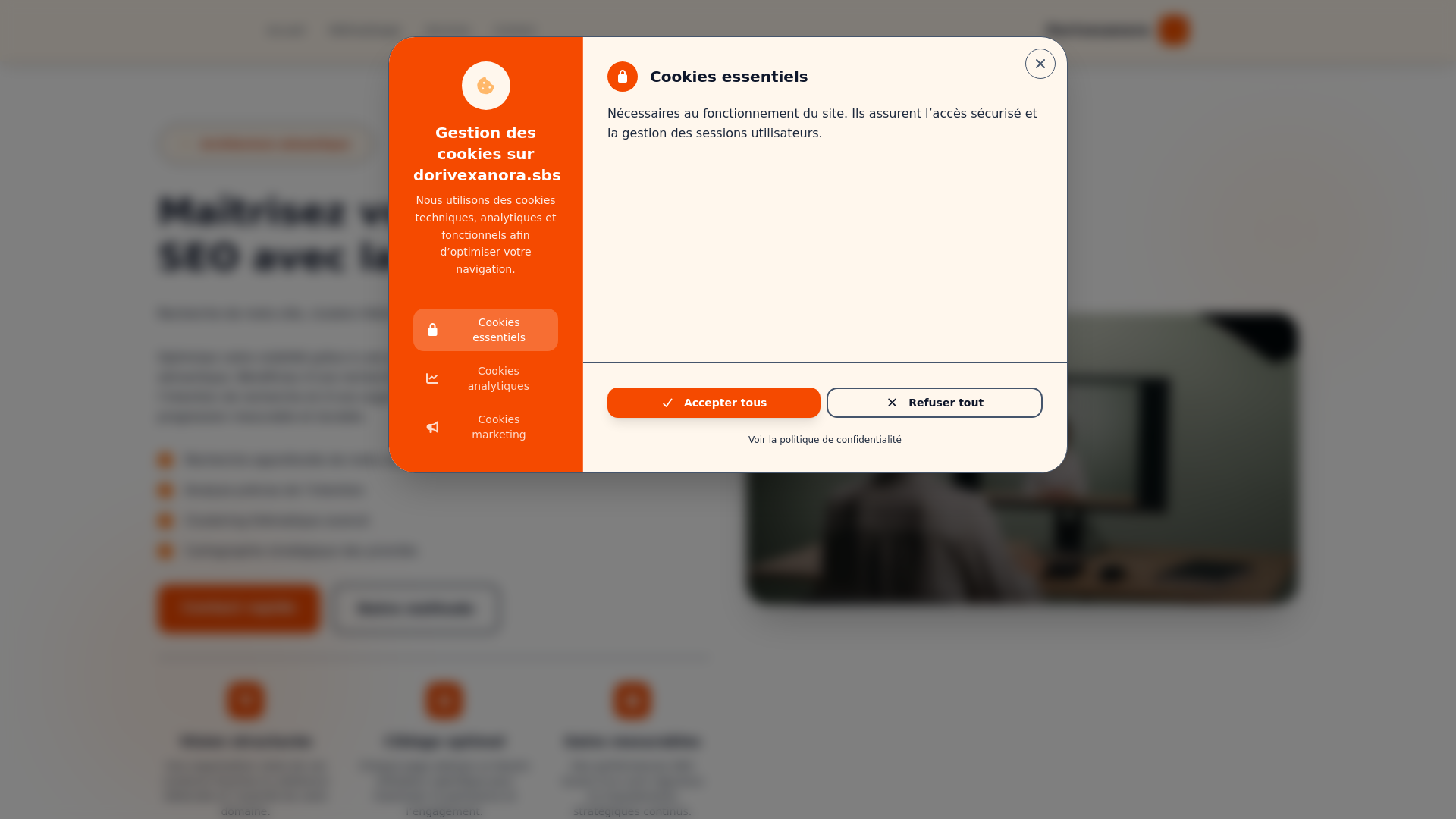 website screenshot of https://dorivexanora.sbs/