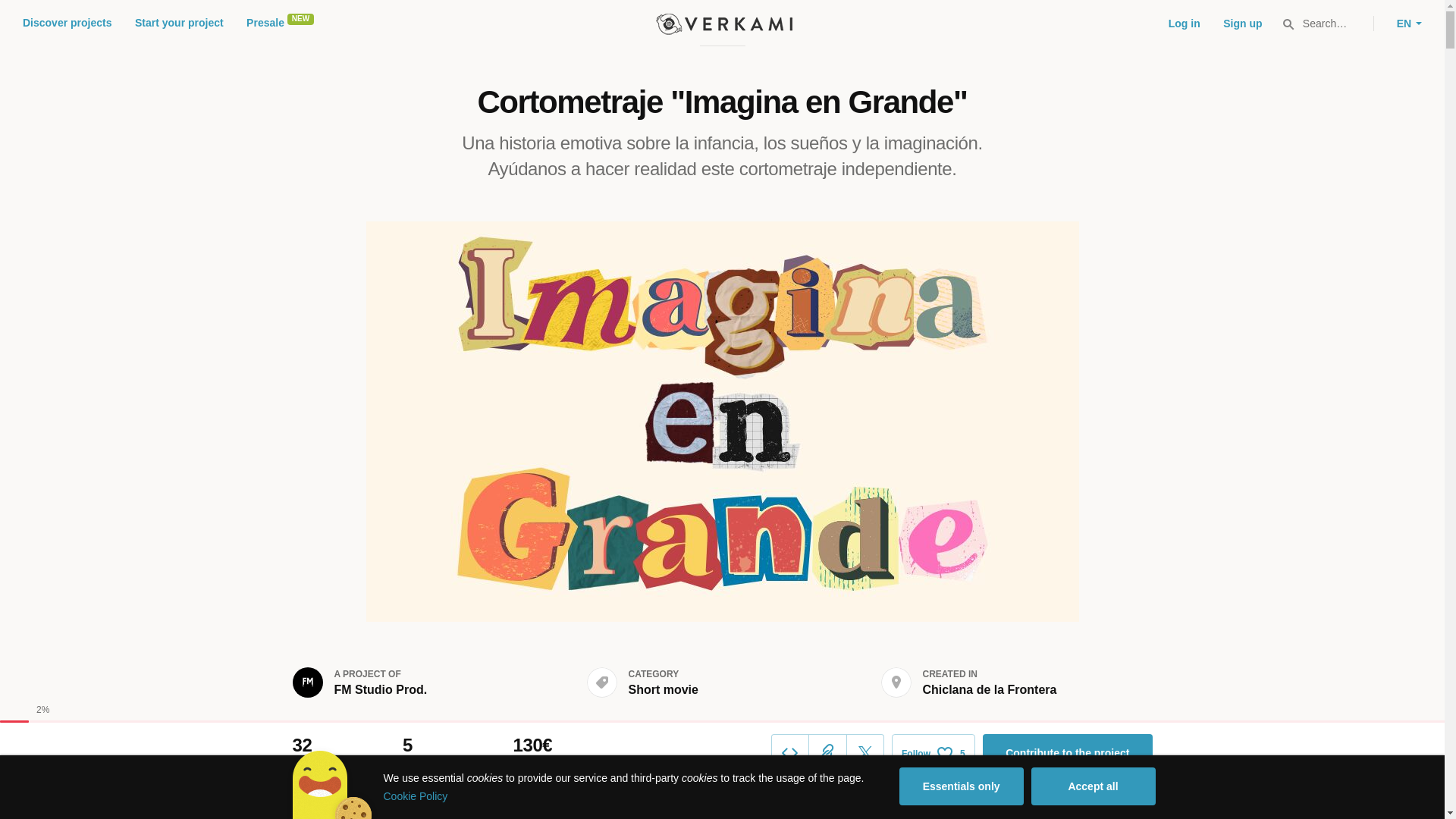 website screenshot of https://imaginaengrande.com/