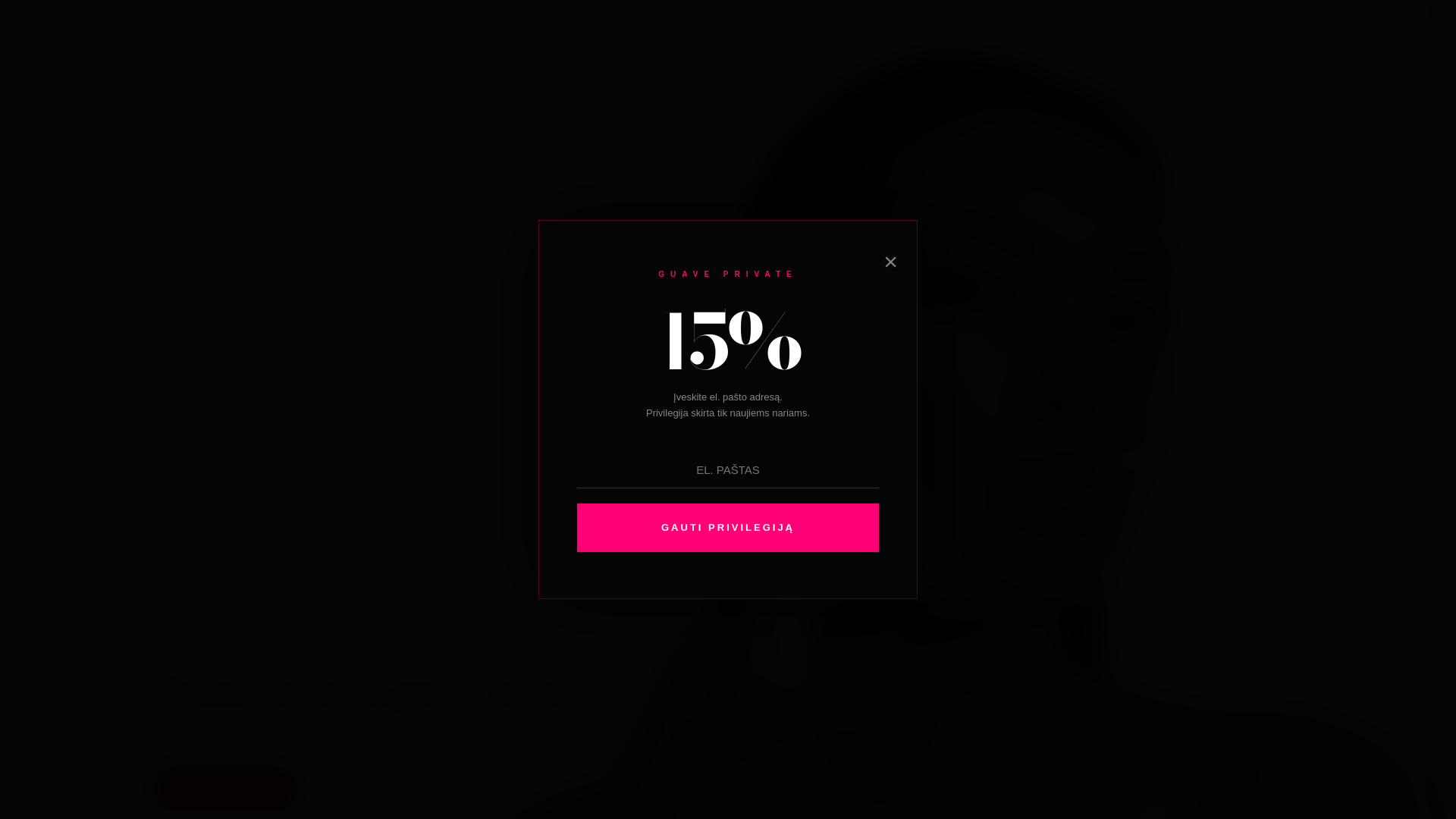 website screenshot of https://guave.lt/