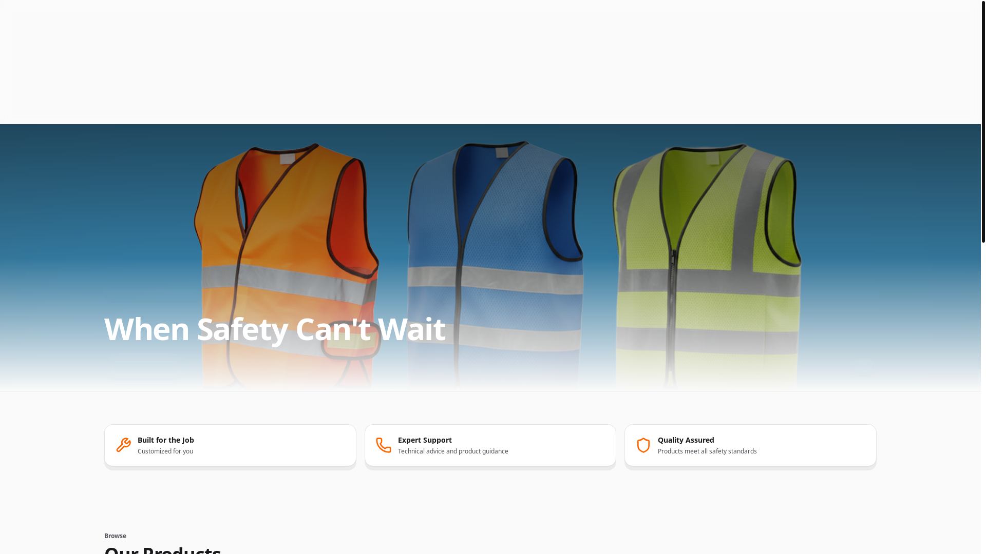 website screenshot of https://safeduties.com/