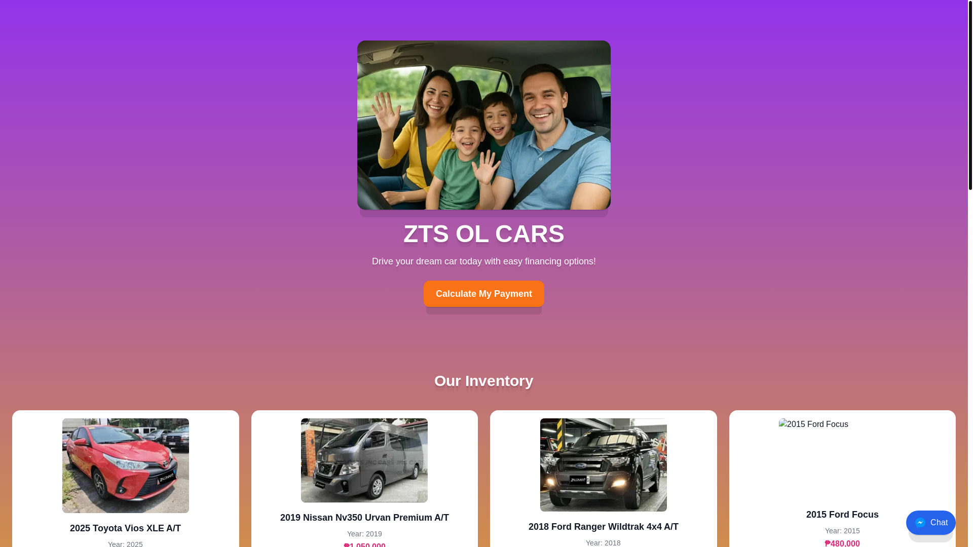 website screenshot of https://ztsolcarfinancecomph.site/